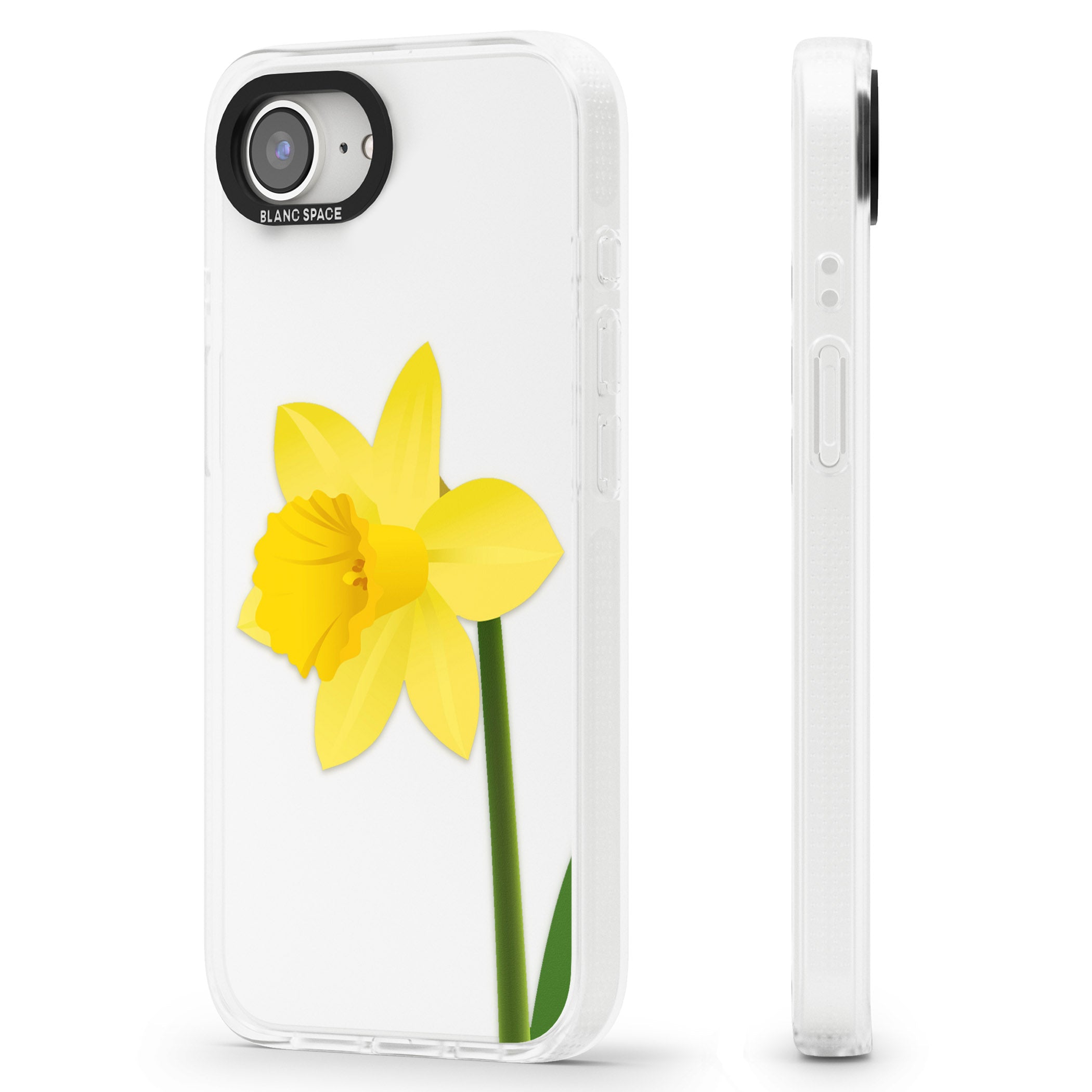 Daffodil iPhone 16e Clear Case Impact Air - Blanc Space