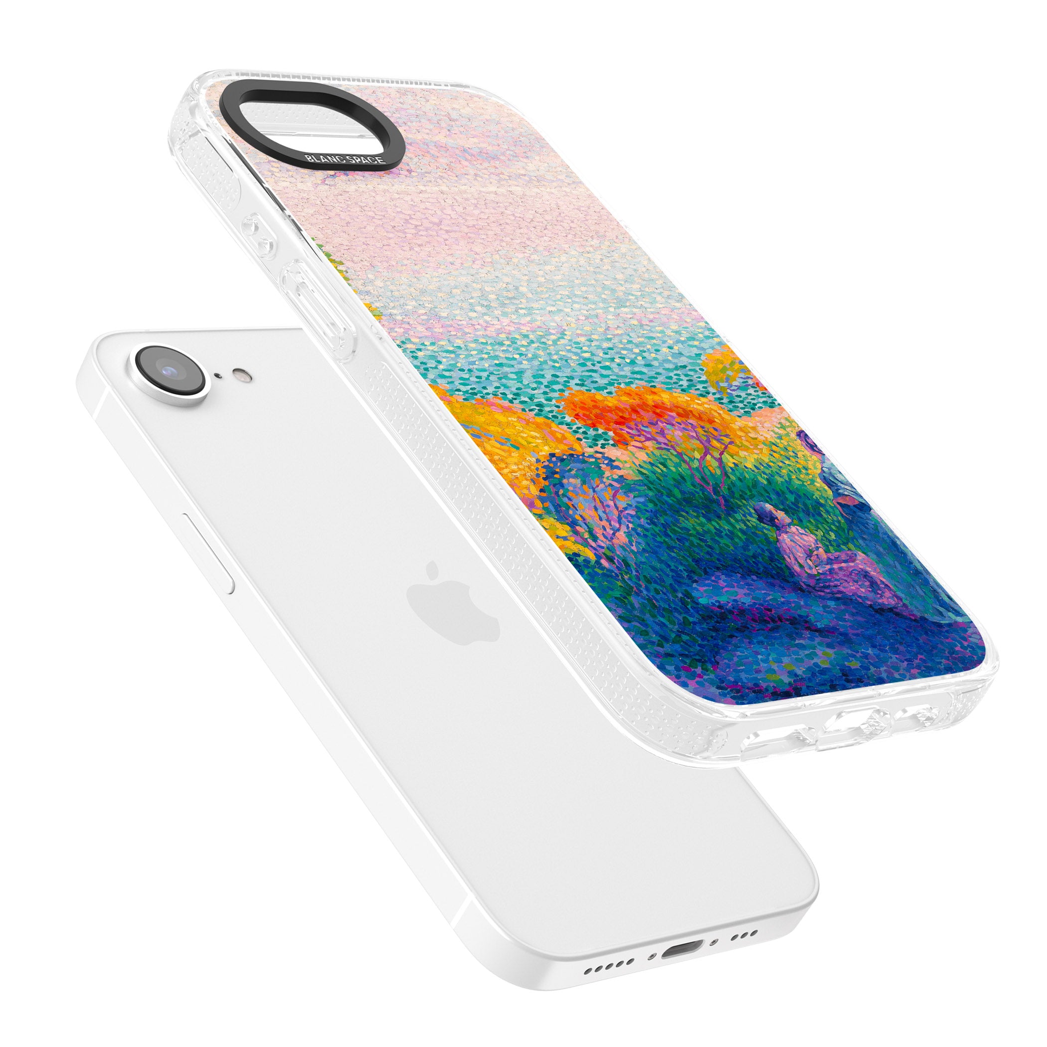 Meadow Lake iPhone 16e Clear Case Impact Air - Blanc Space