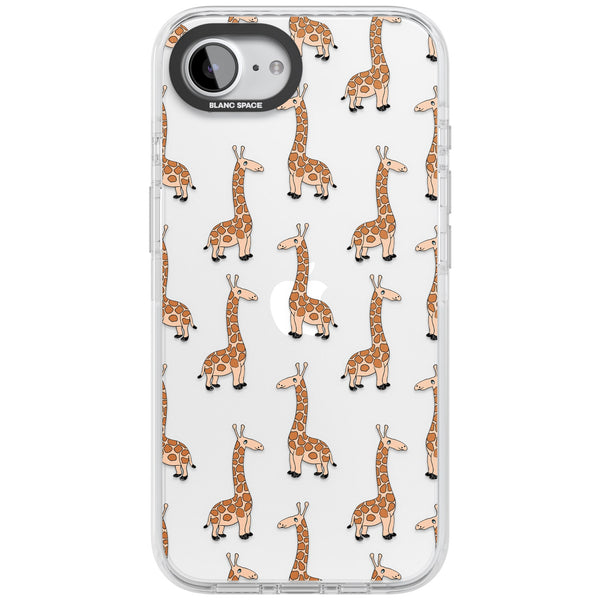 Cute Giraffe Pattern Clear