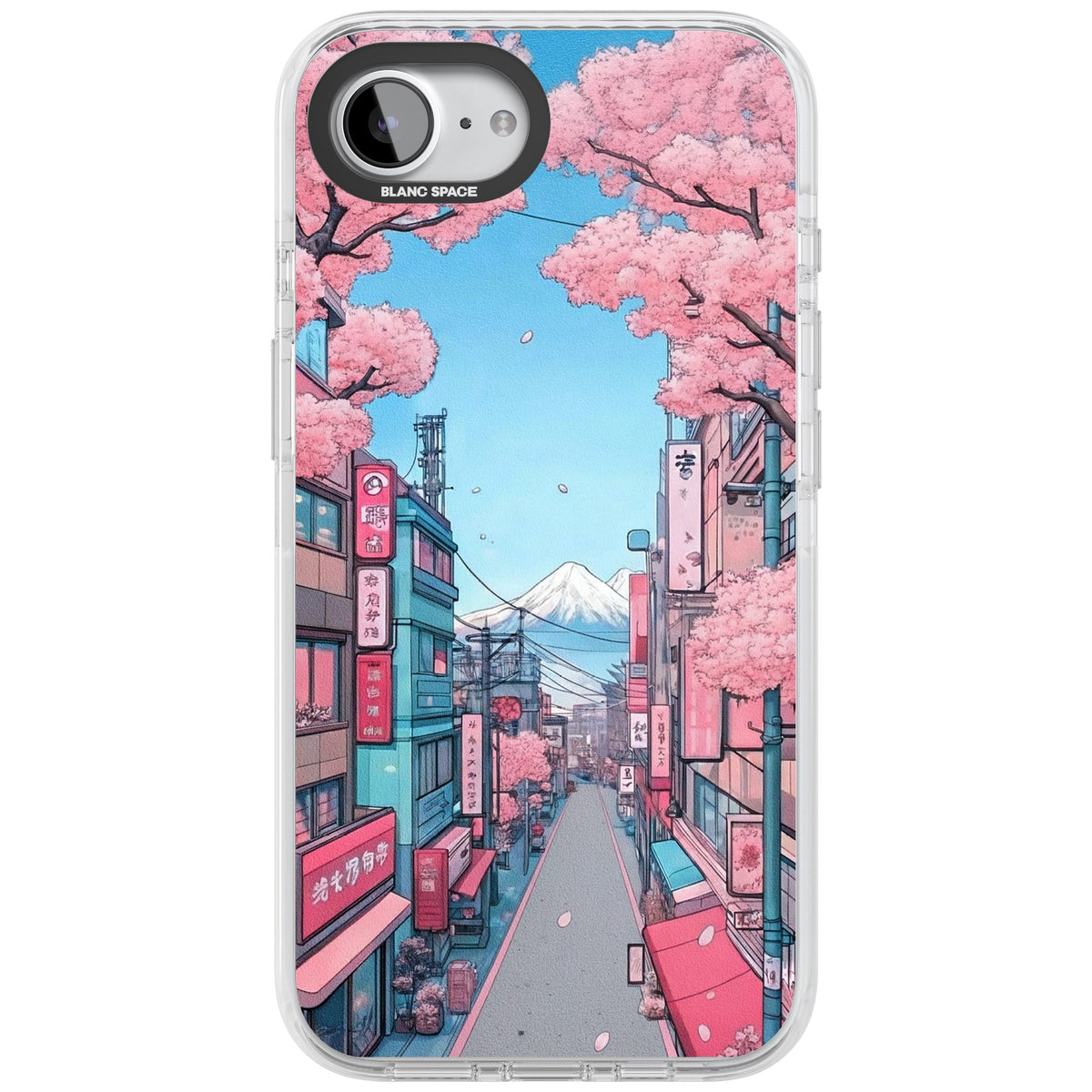 Sakura Lane iPhone 16e / iPhone 17e Impact Clear Phone Case front