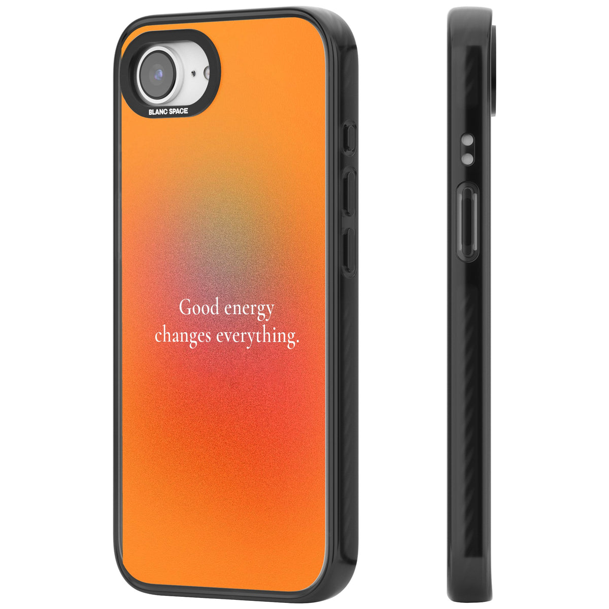 Good Energy iPhone 16e / iPhone 17e Impact Black Phone Case side