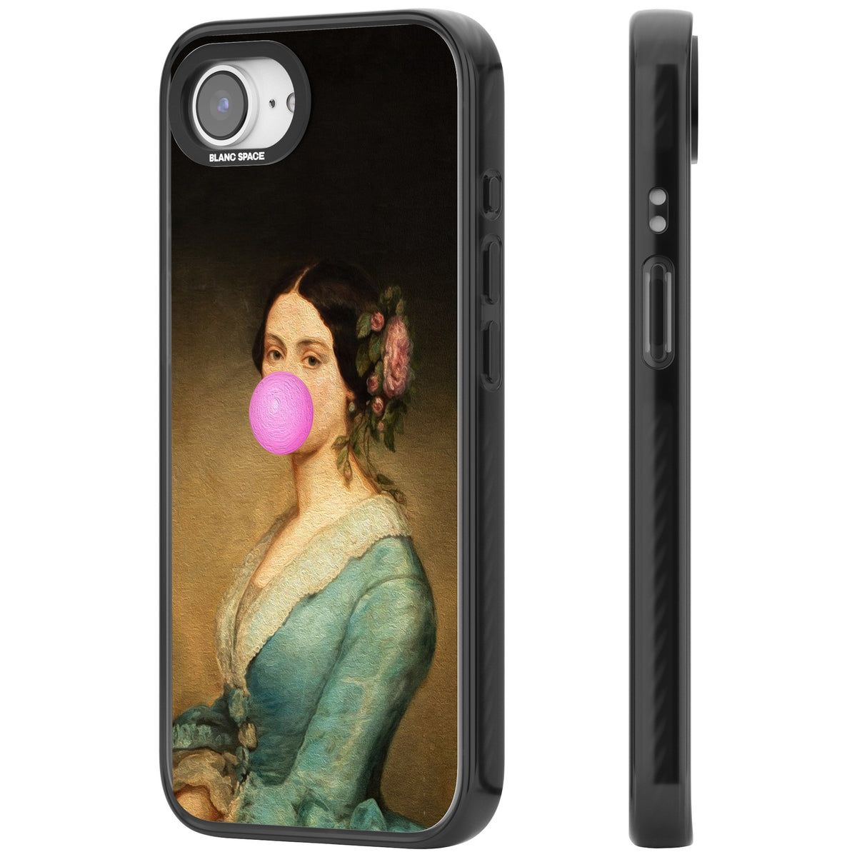 Duchess Bubble iPhone 16e / iPhone 17e Impact Black Phone Case side