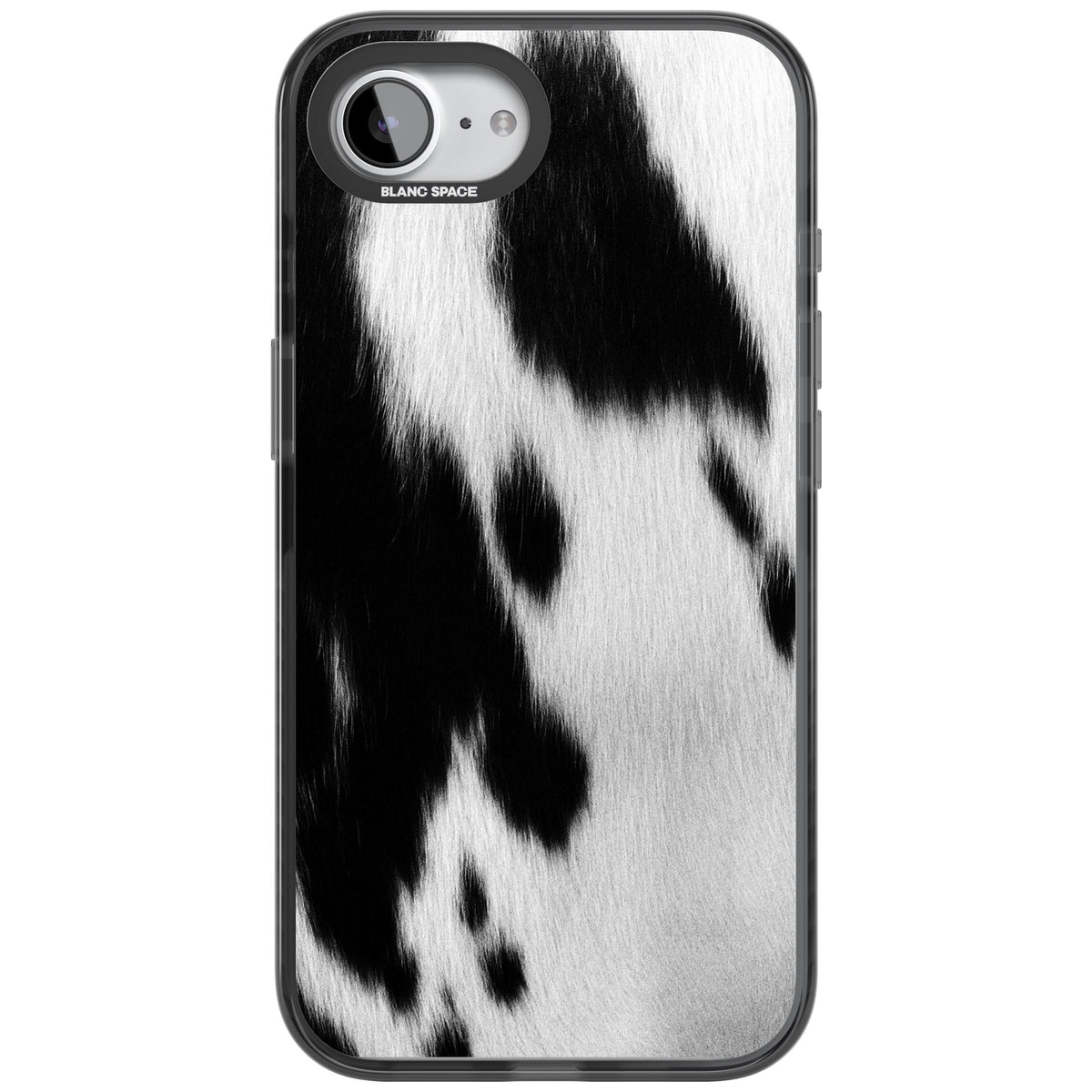 Cowhide iPhone 16e / iPhone 17e Impact Black Phone Case front