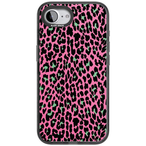 Pink & Green Leopard