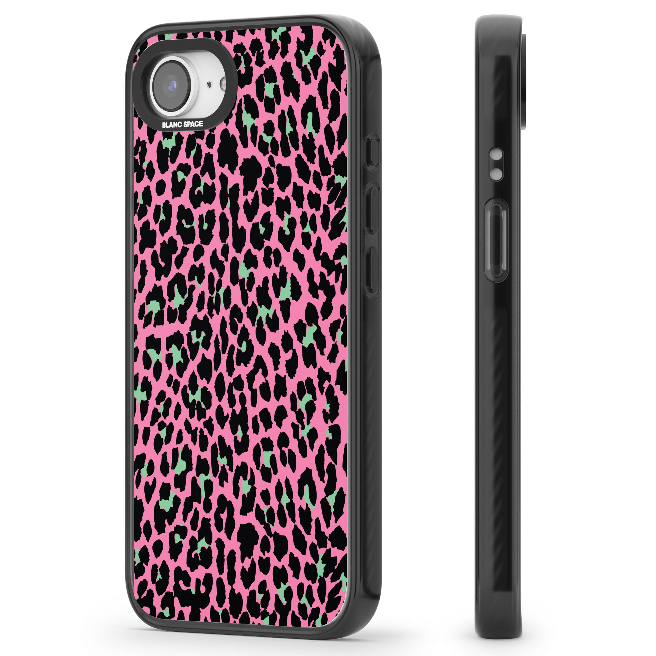 Pink & Green Leopard