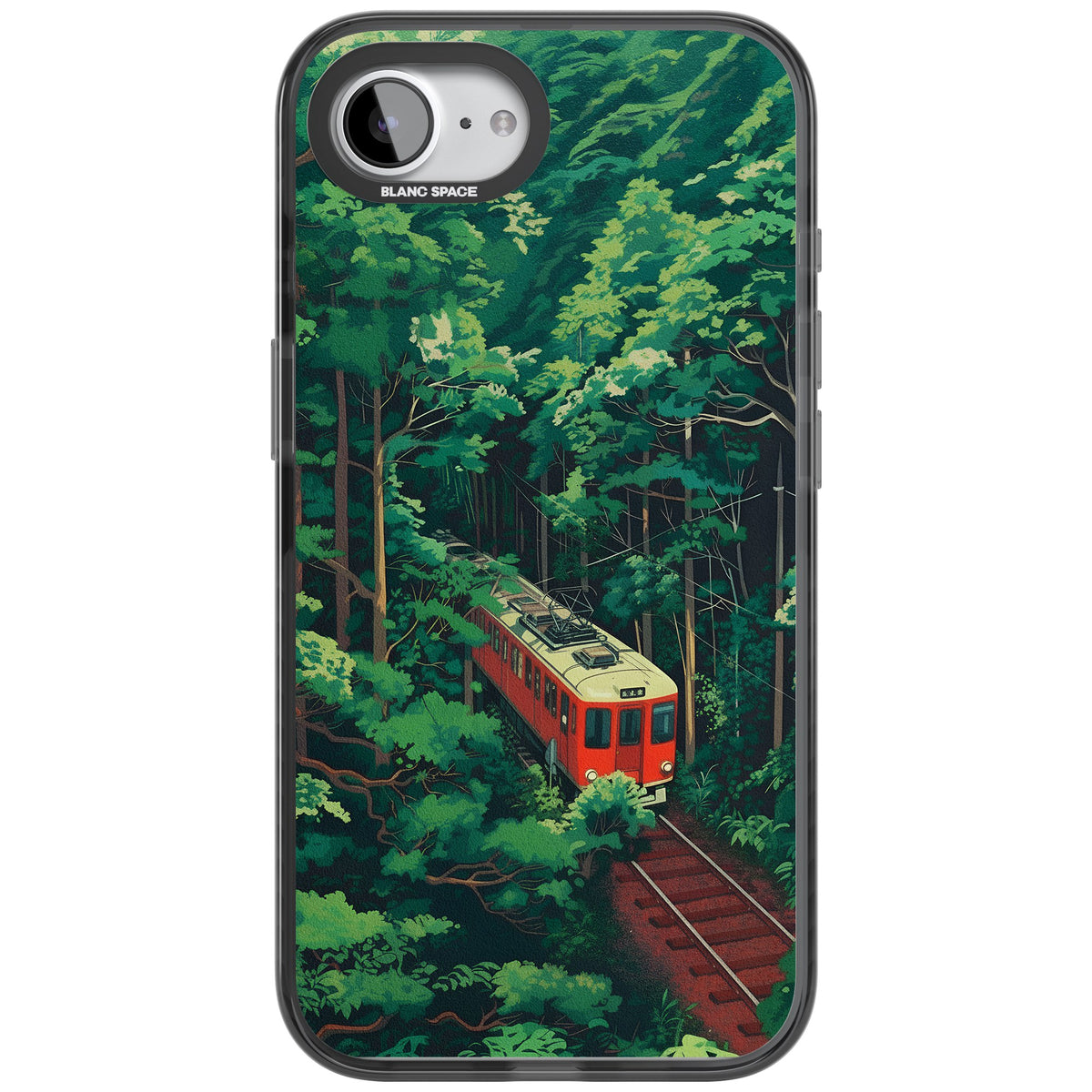 Railway In Toyama iPhone 16e / iPhone 17e Impact Black Phone Case front