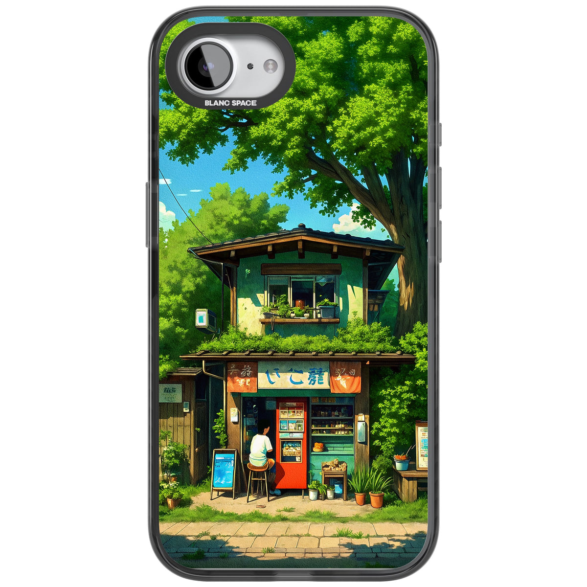 Countryside Kiosk iPhone 16e / iPhone 17e Impact Black Phone Case front