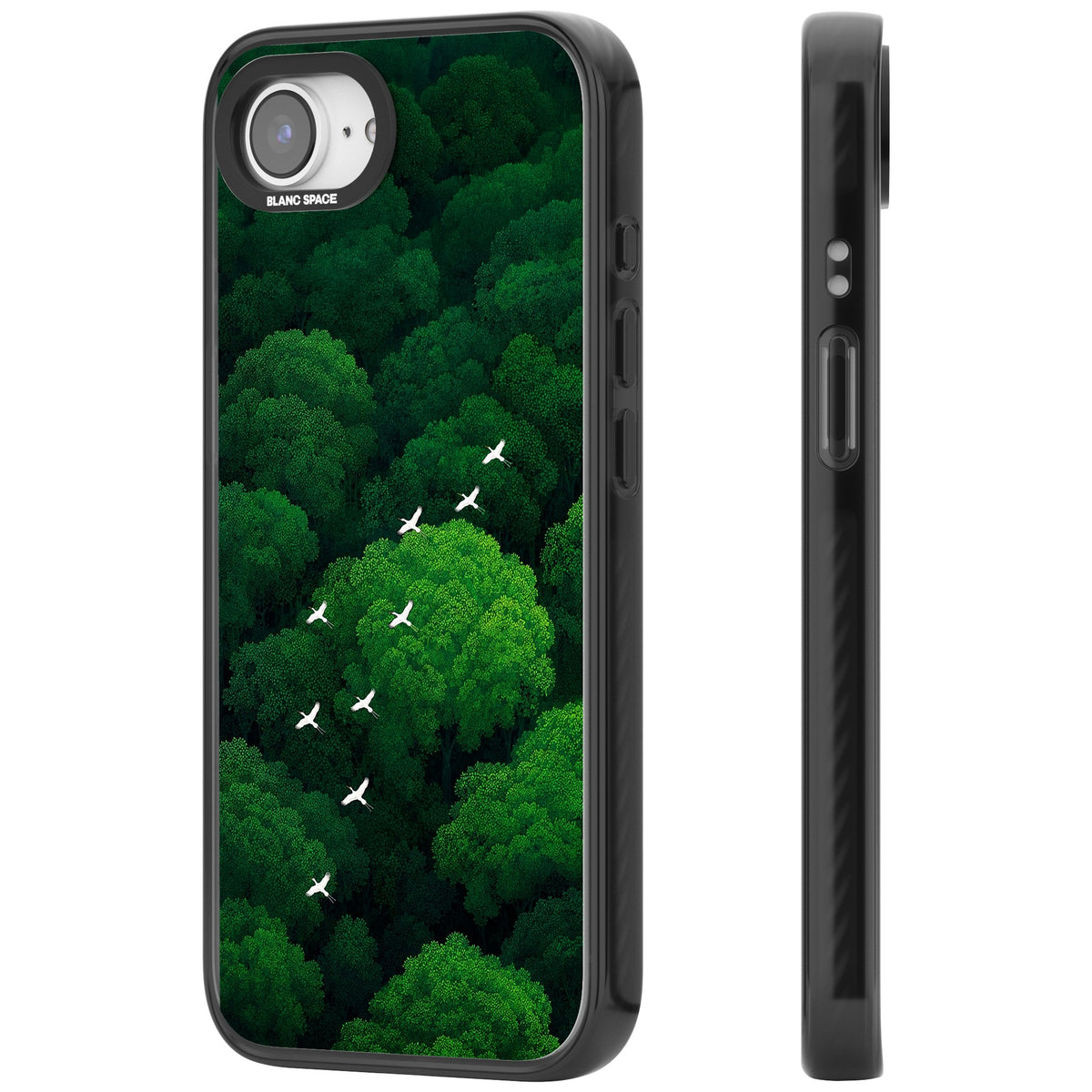 Grove Migration iPhone 16e / iPhone 17e Impact Black Phone Case side