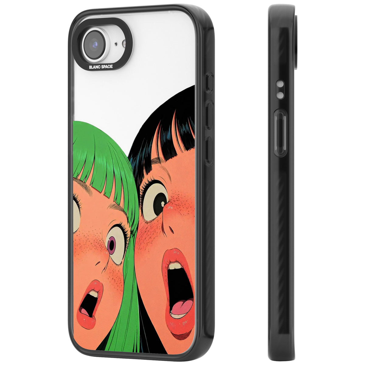 Gasp iPhone 16e / iPhone 17e Impact Black Phone Case side