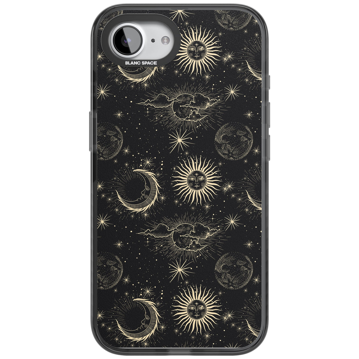Celestial Almanac iPhone 16e / iPhone 17e Impact Black Phone Case front