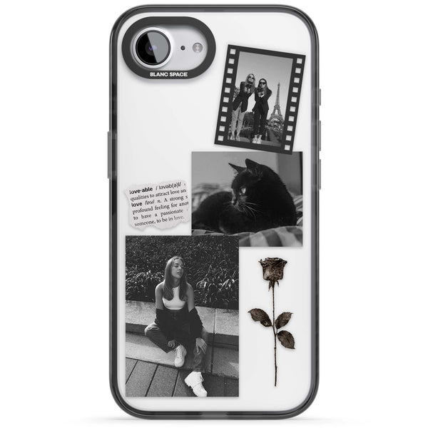 Personalised Black & White Scrapbook Photos