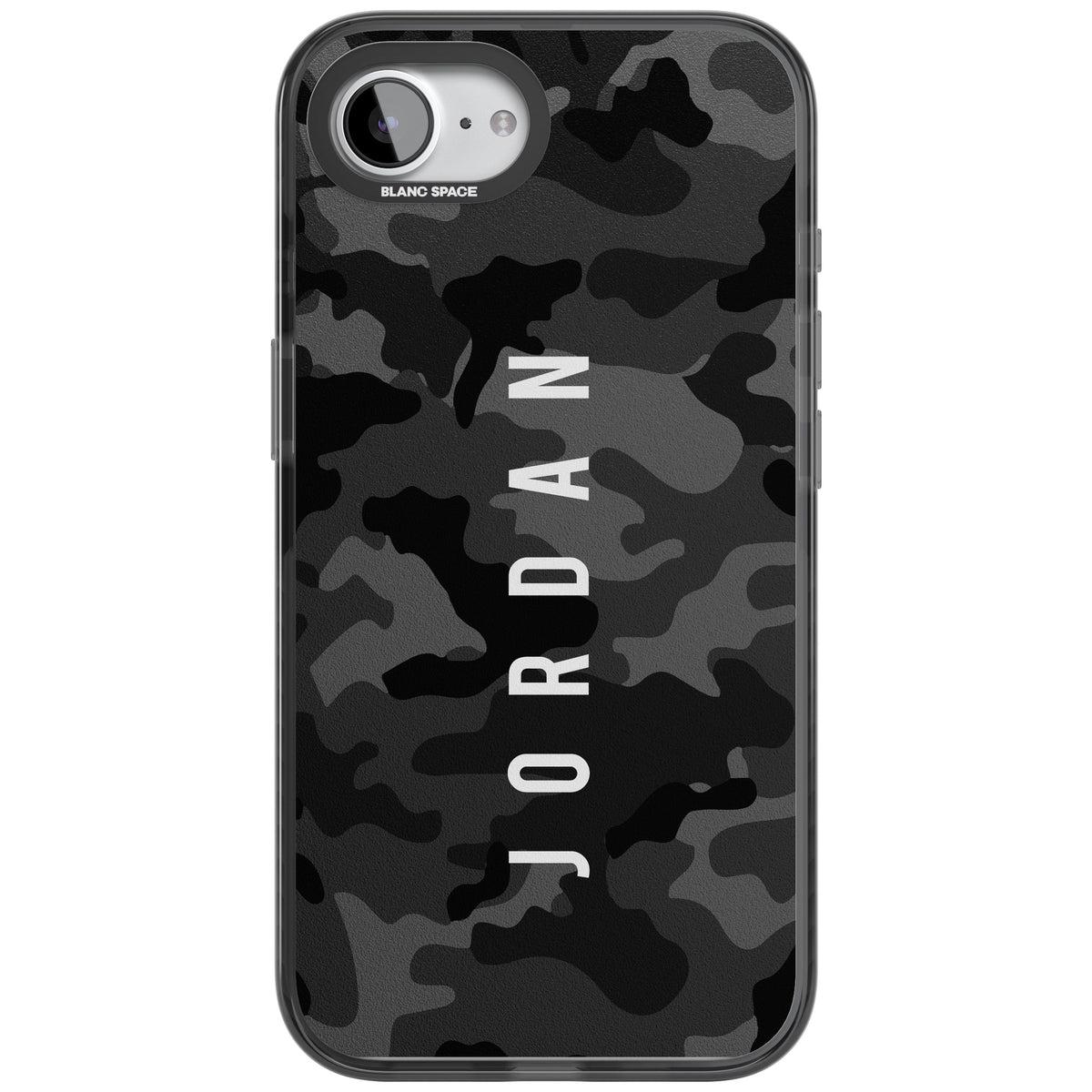 Personalised Urban Camo iPhone 16e / iPhone 17e Impact Black Phone Case front