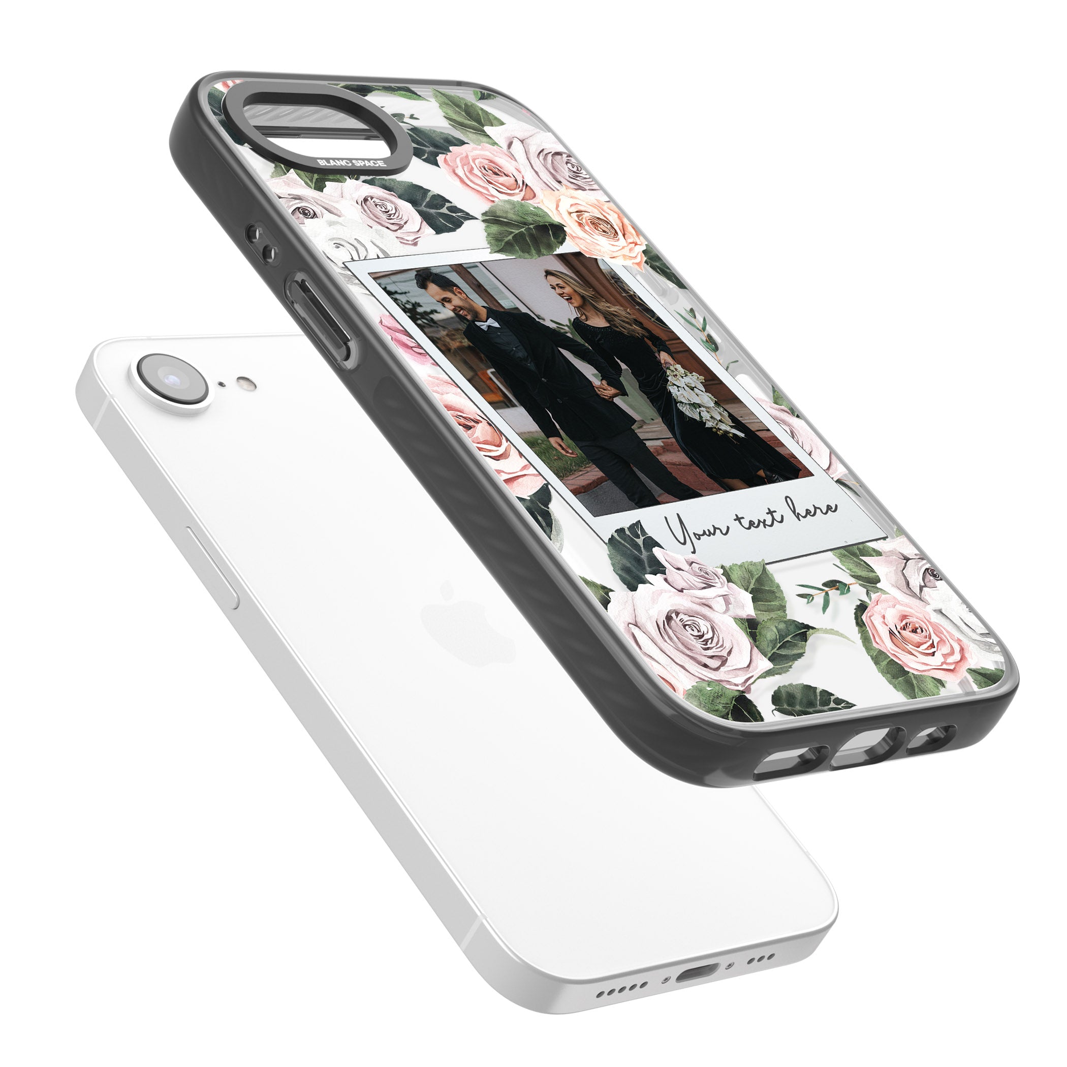 Personalised Floral Instant Camera Photo