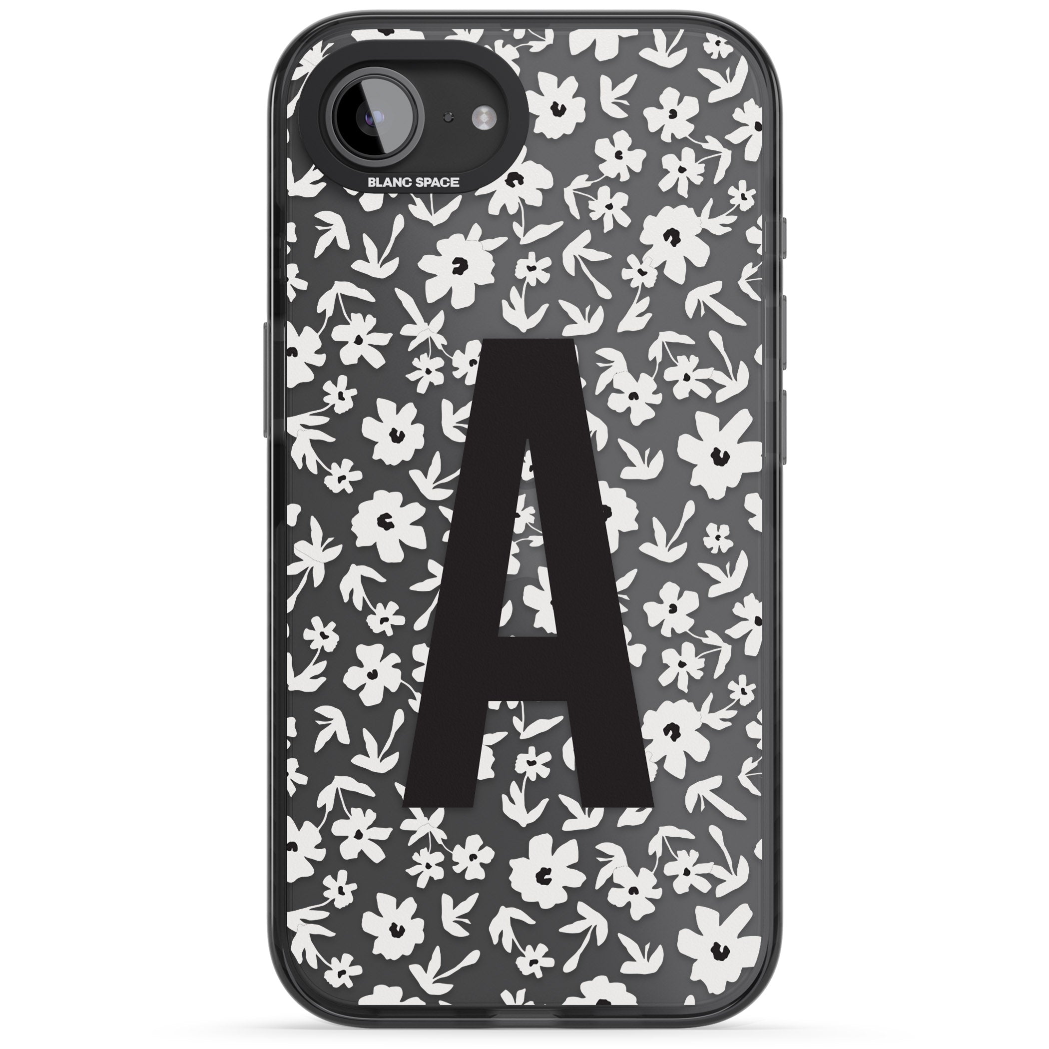 Personalised Bold Initial Floral