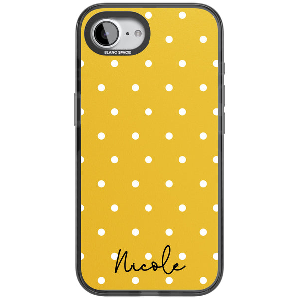 Personalised Yellow Polka Dot