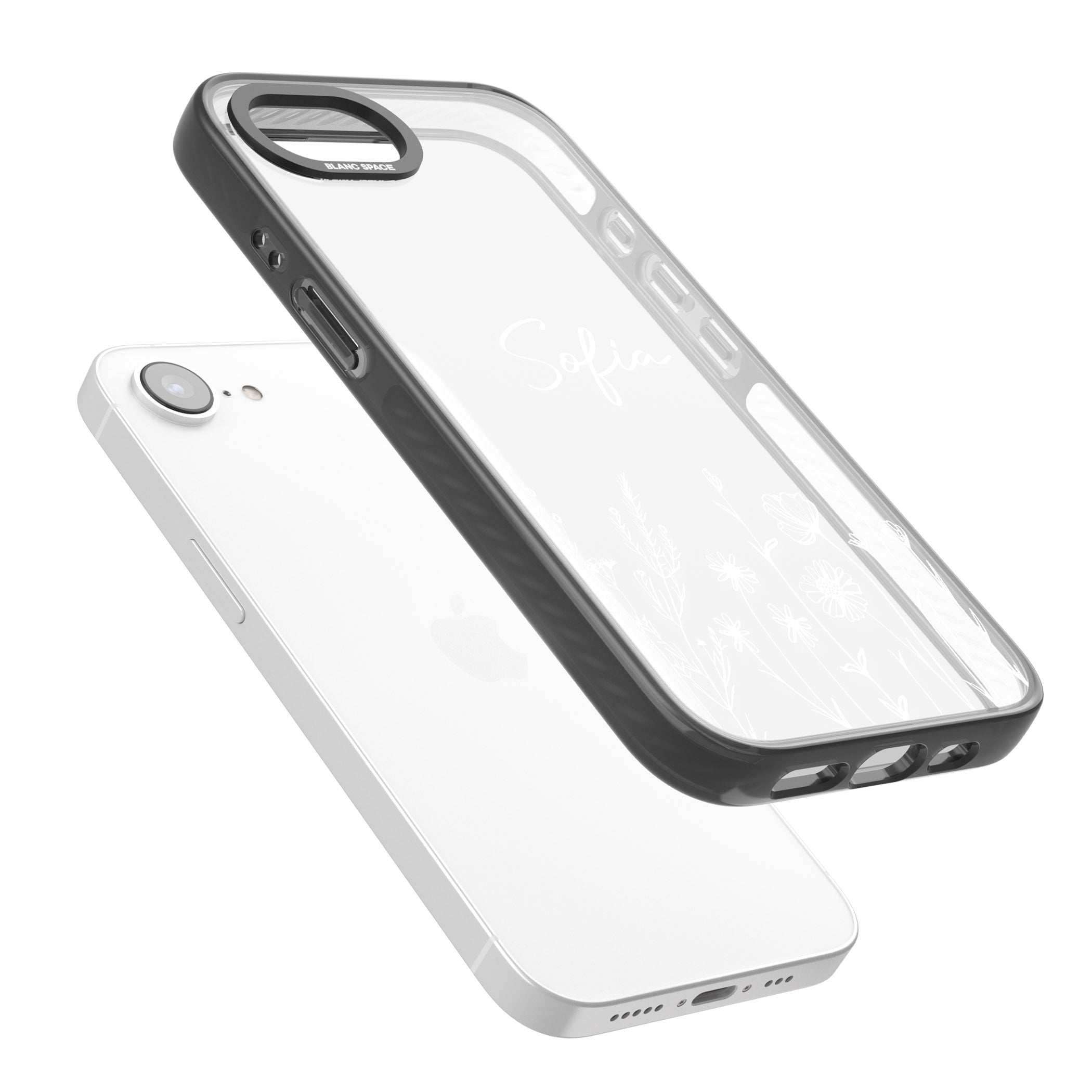 Personalised White Wildflowers