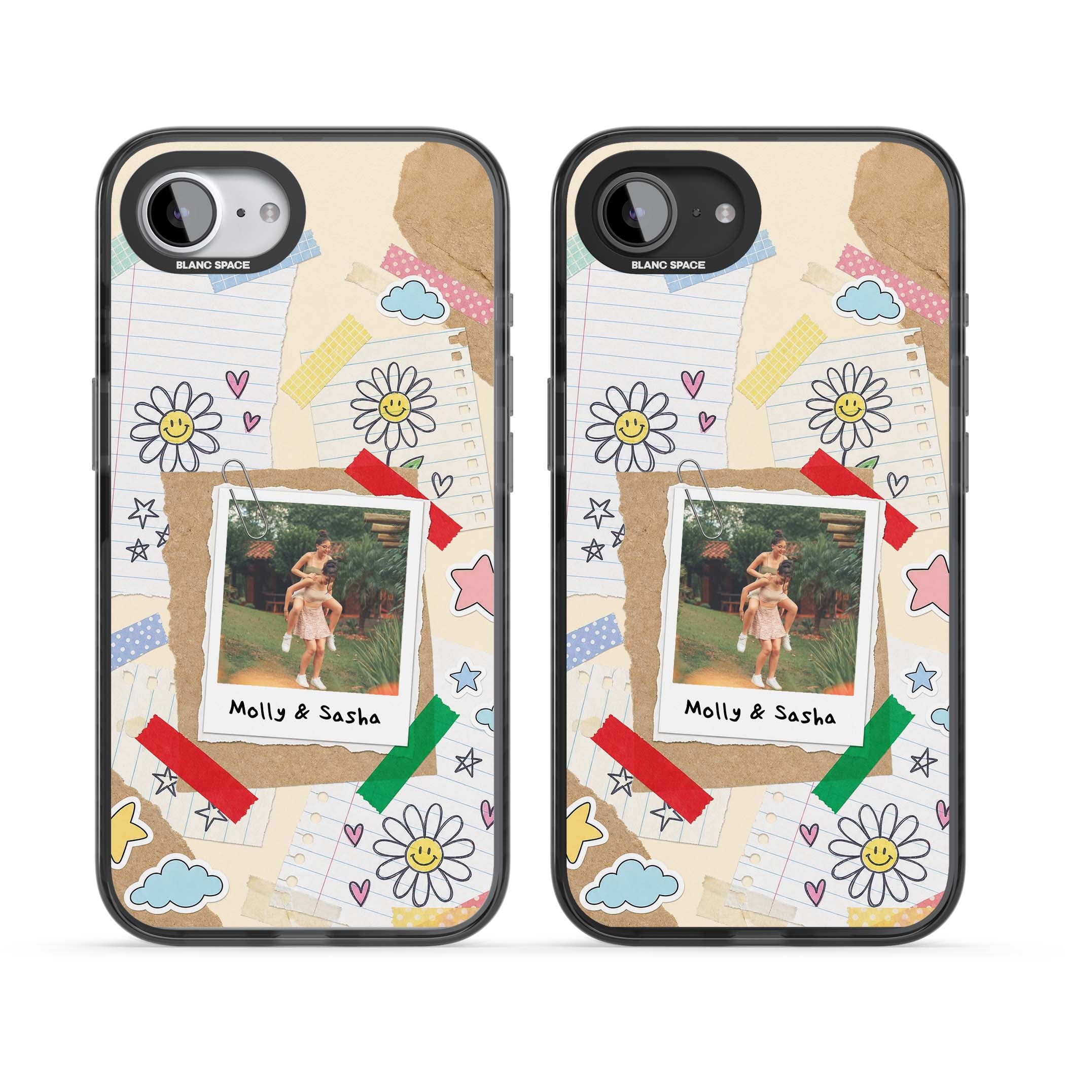 Scrapbook Photo coquette iPhone case | Black Impact case for iPhone 16e, iPhone 17e
