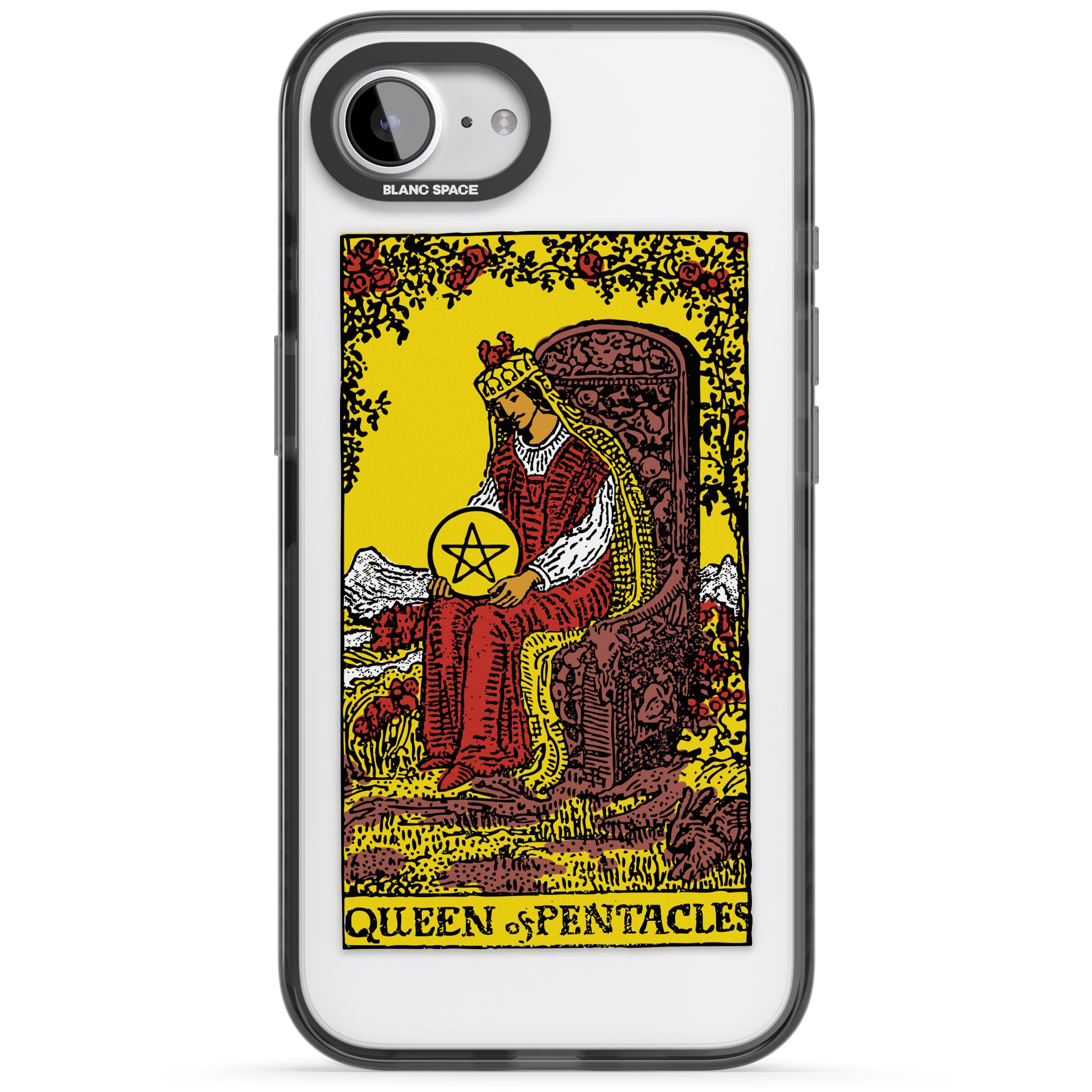 Personalised Queen Of Pentacles Tarot Card (Color)