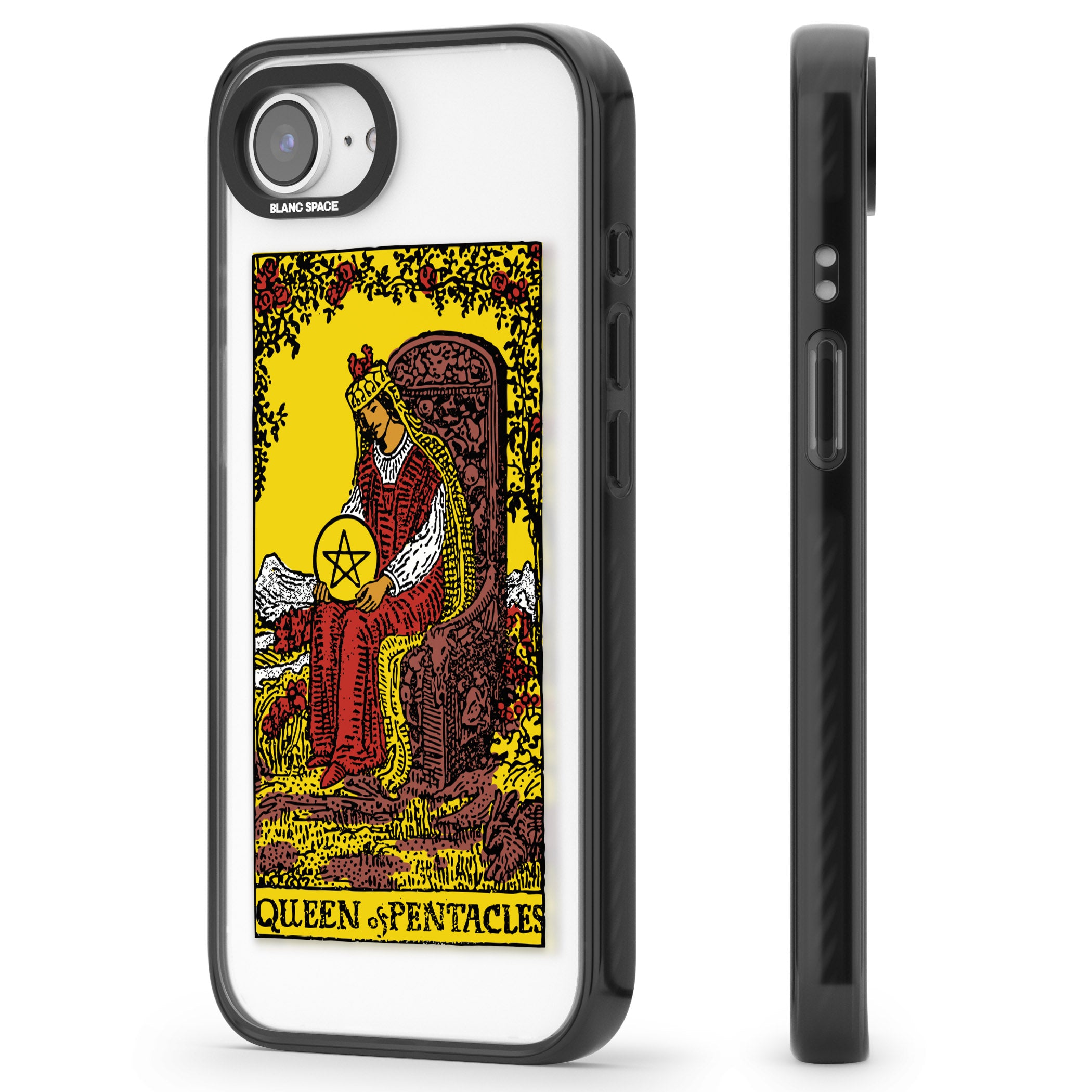 Personalised Queen Of Pentacles Tarot Card (Color)