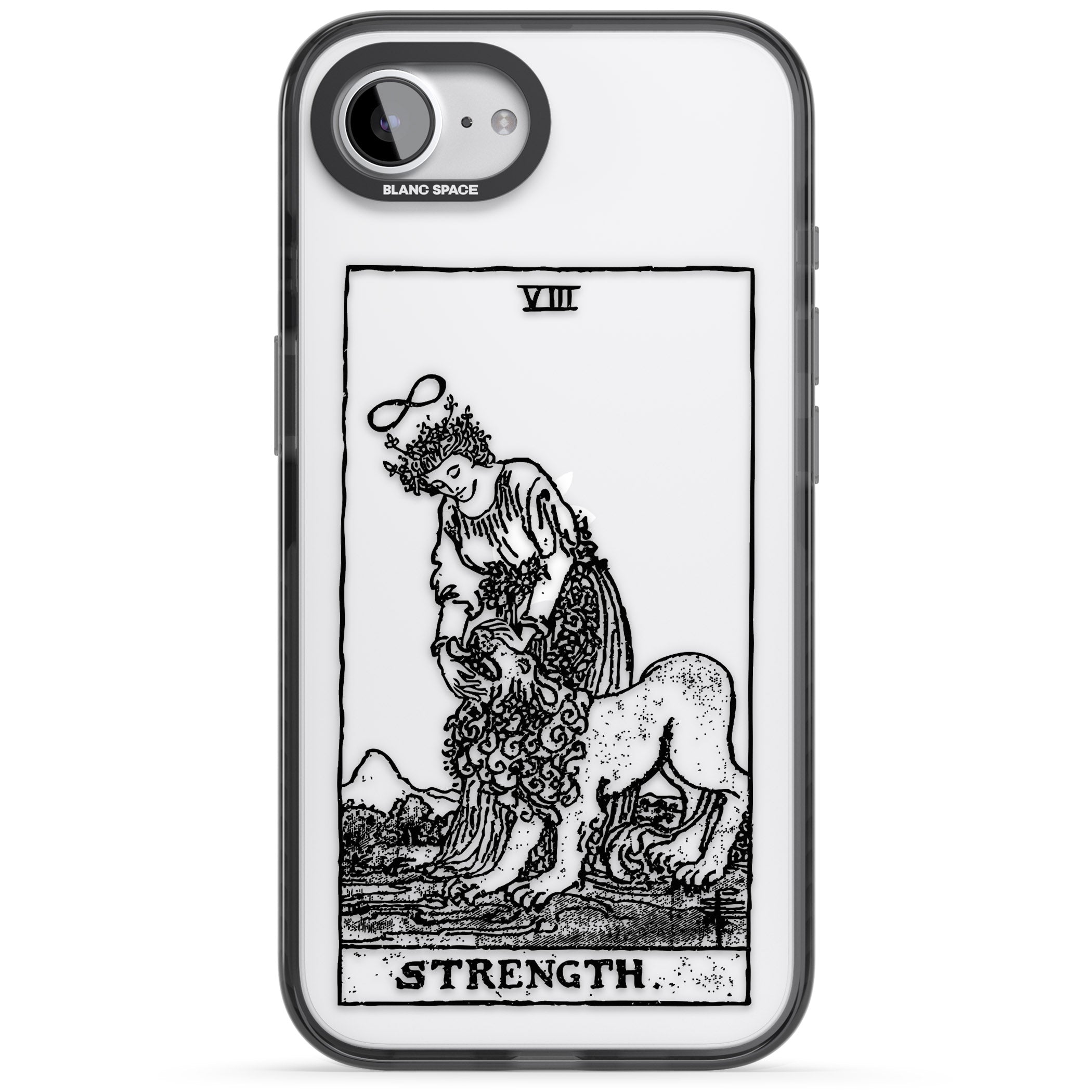 Personalised Strength Tarot Card (Clear)