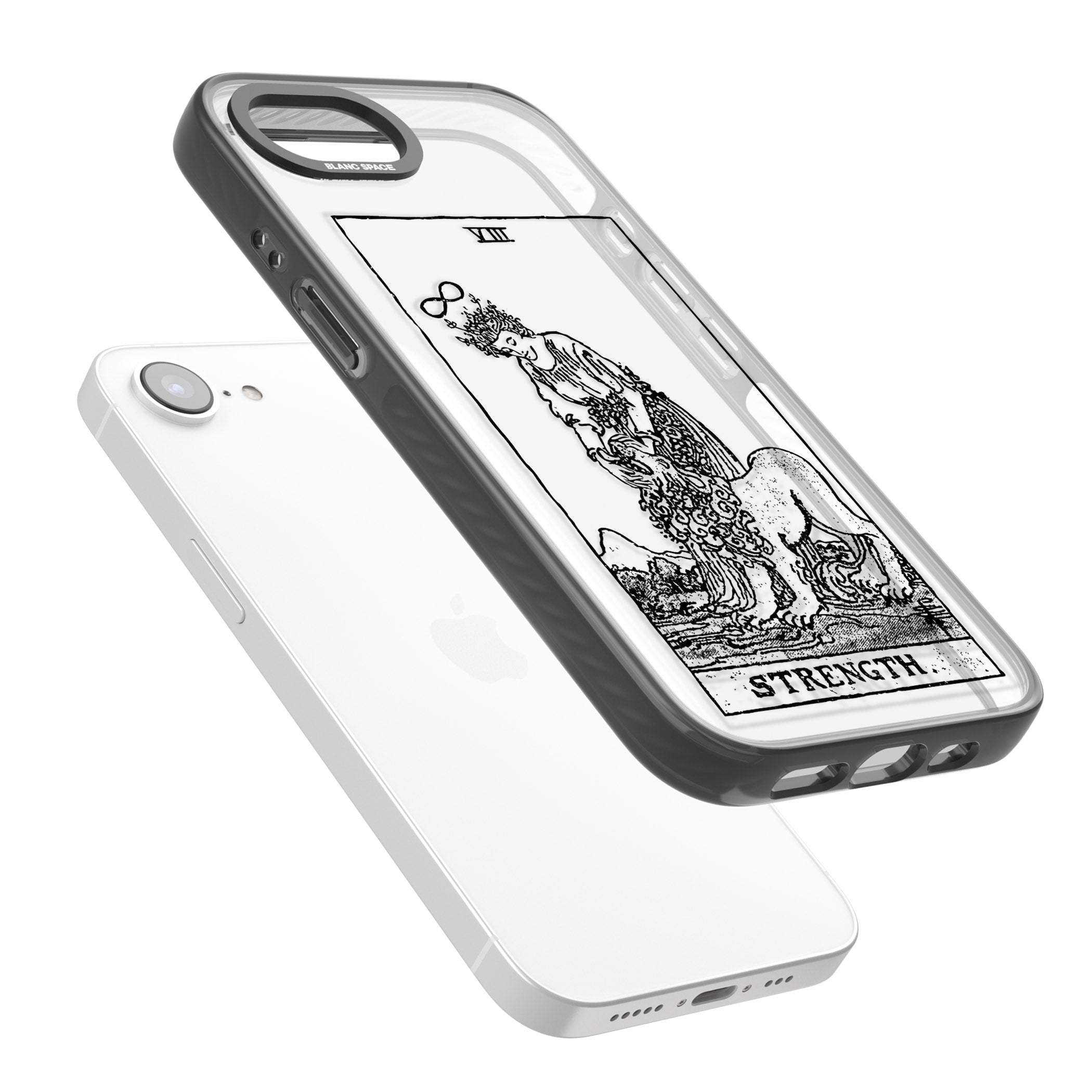 Personalised Strength Tarot Card (Clear)