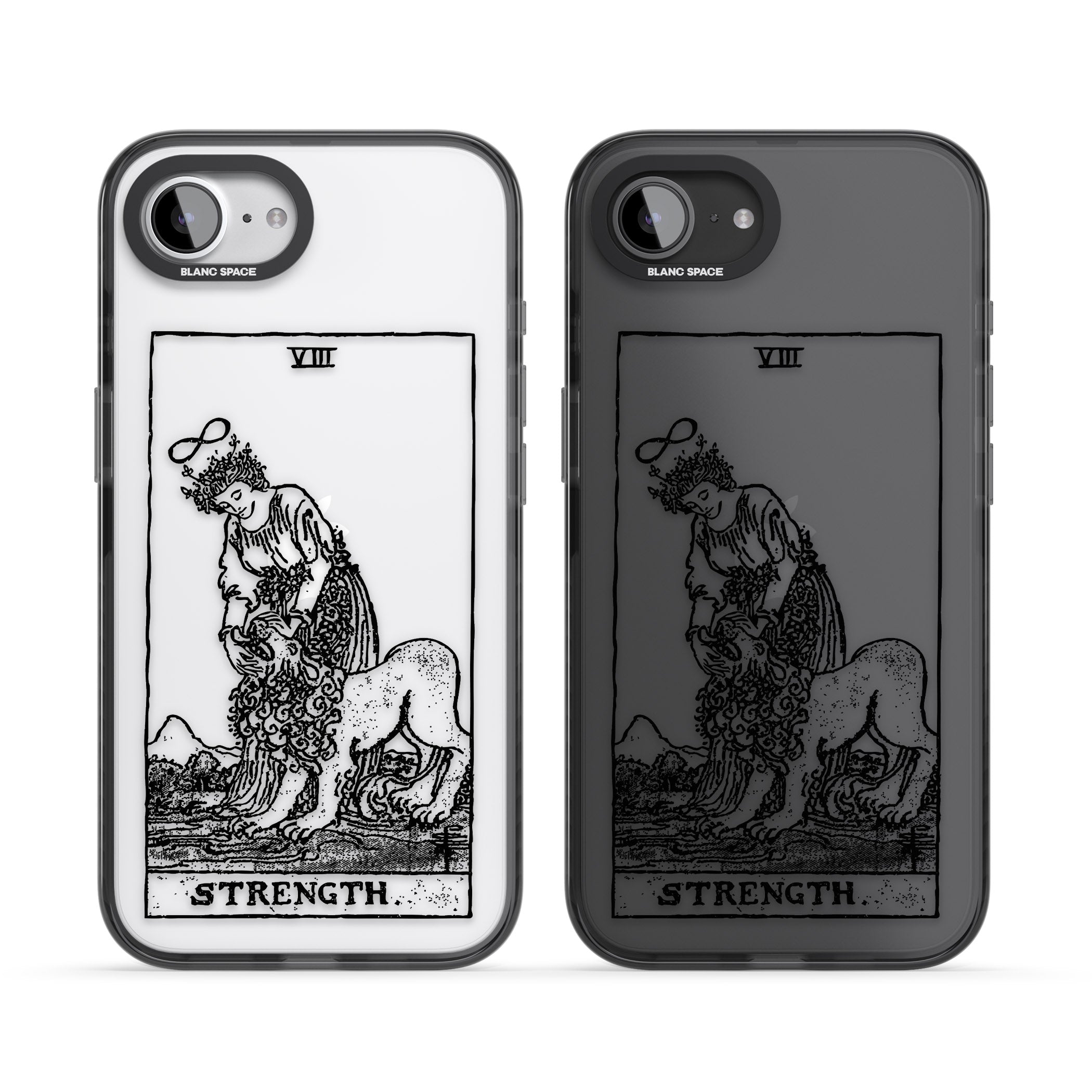 Personalised Strength Tarot Card (Clear)