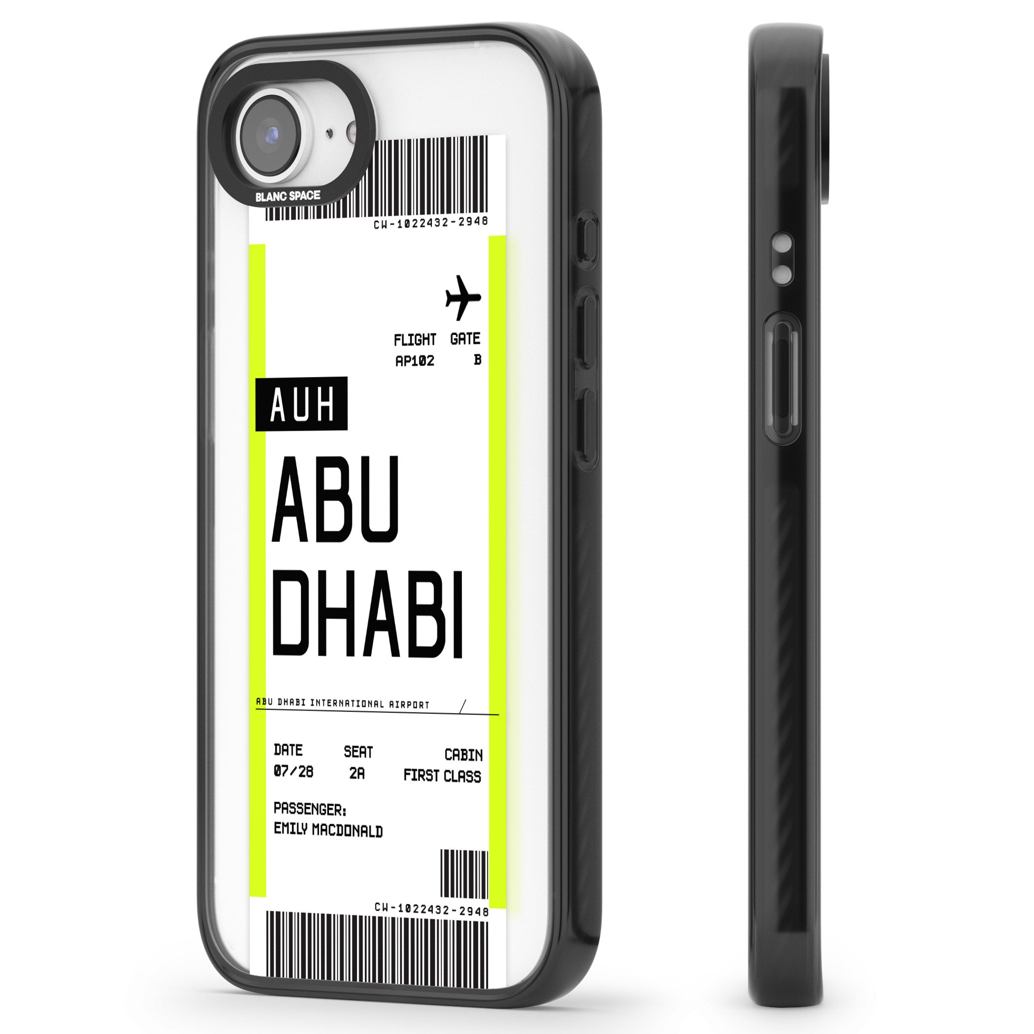 Personalised Abu Dhabi Boarding Pass