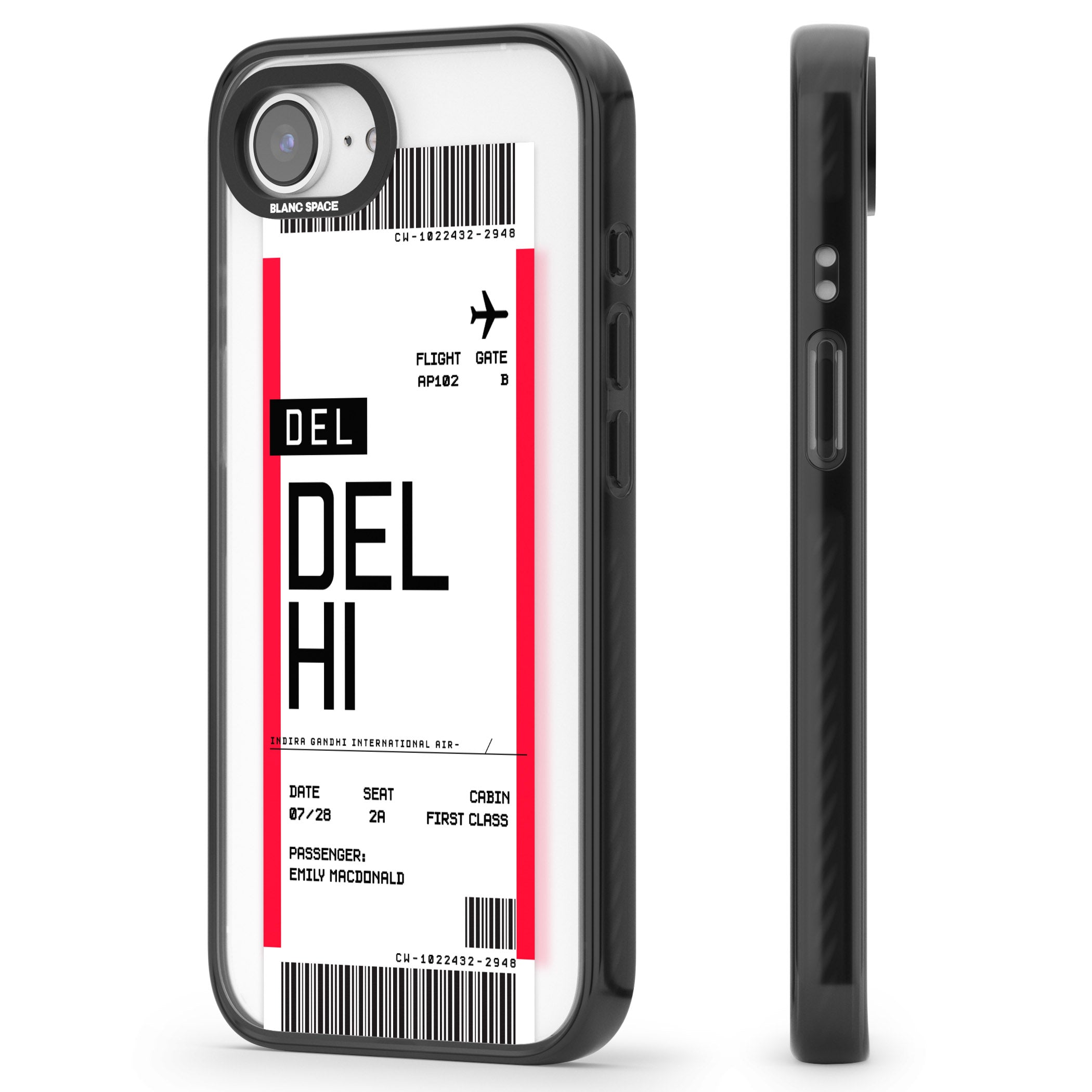 Personalised Delhi Boarding Pass