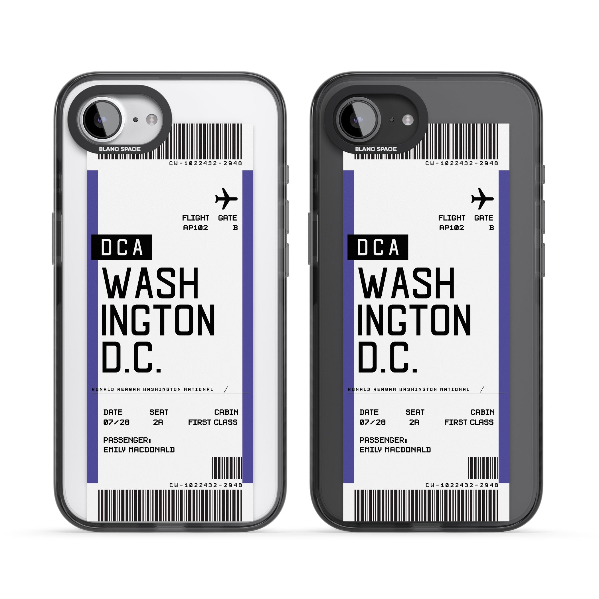 Personalised Washington D.C. Boarding Pass