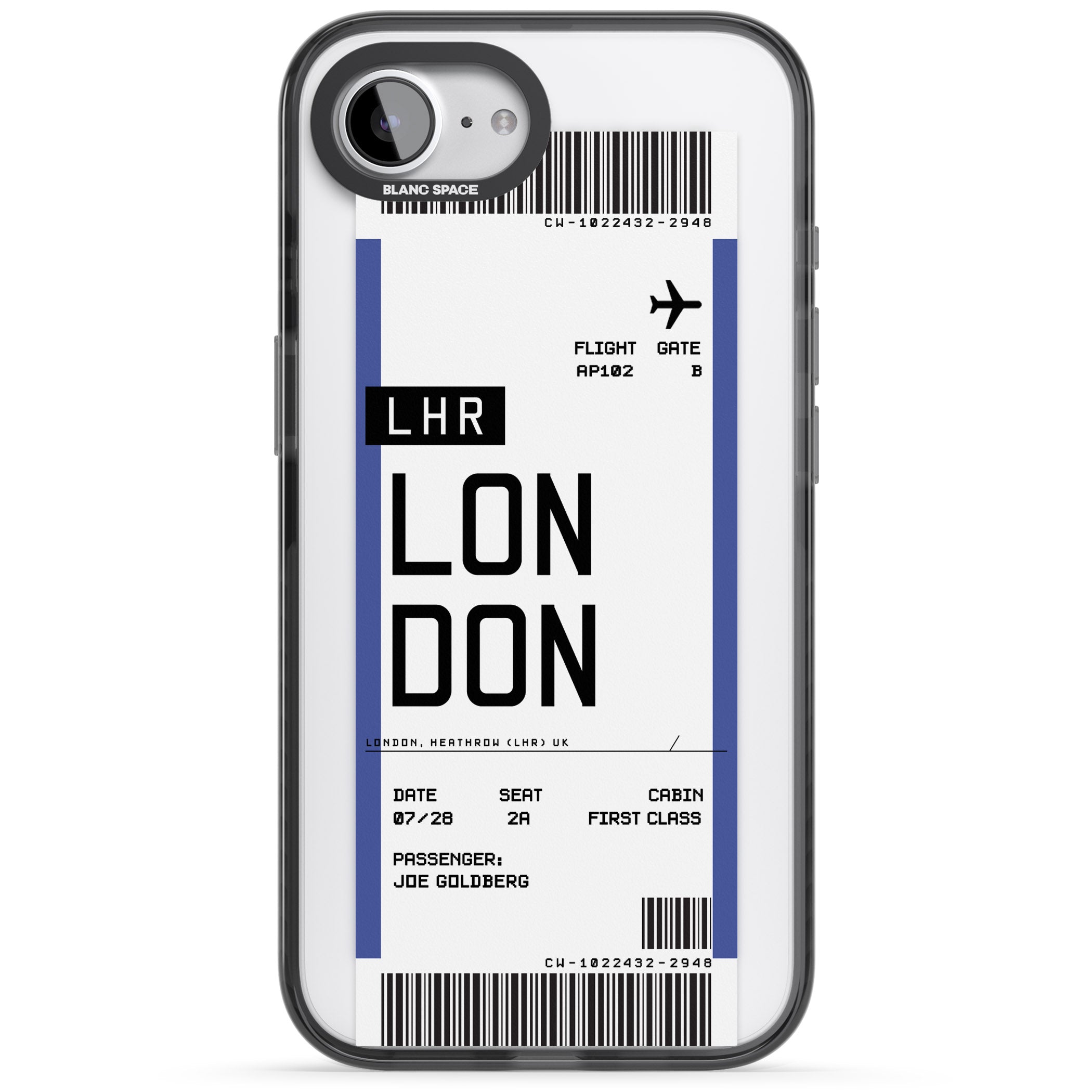 Personalised London Boarding Pass