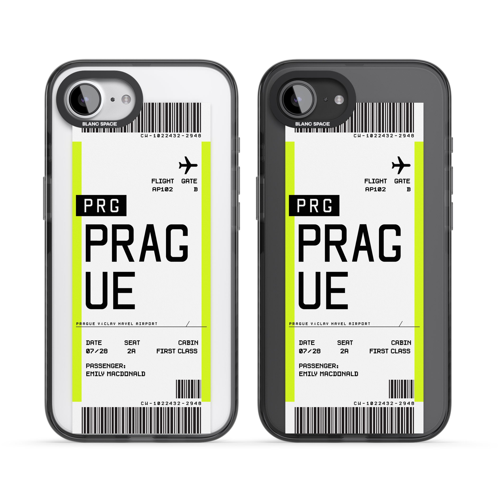 Personalised Prague Boarding Pass