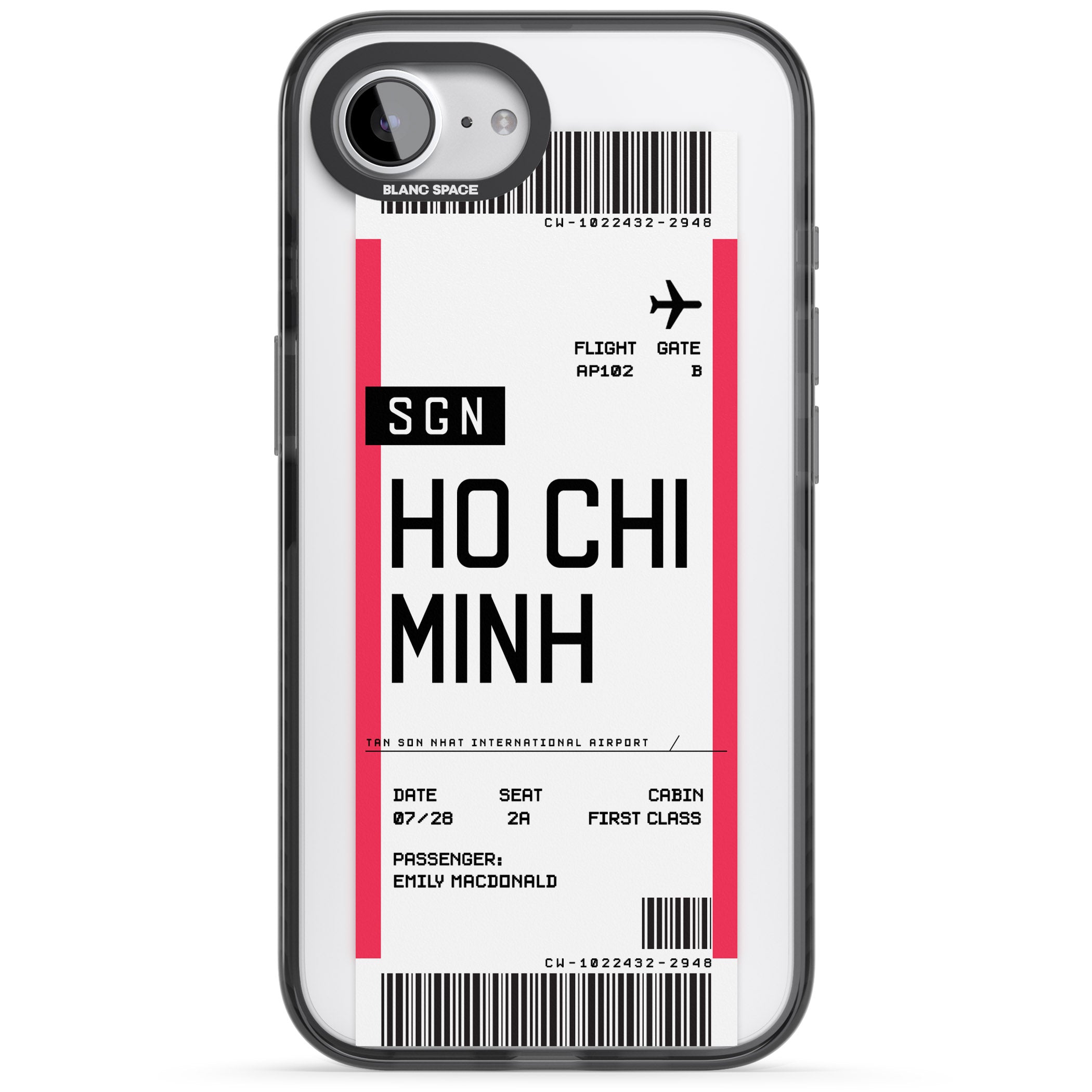 Personalised Ho Chi Minh Boarding Pass