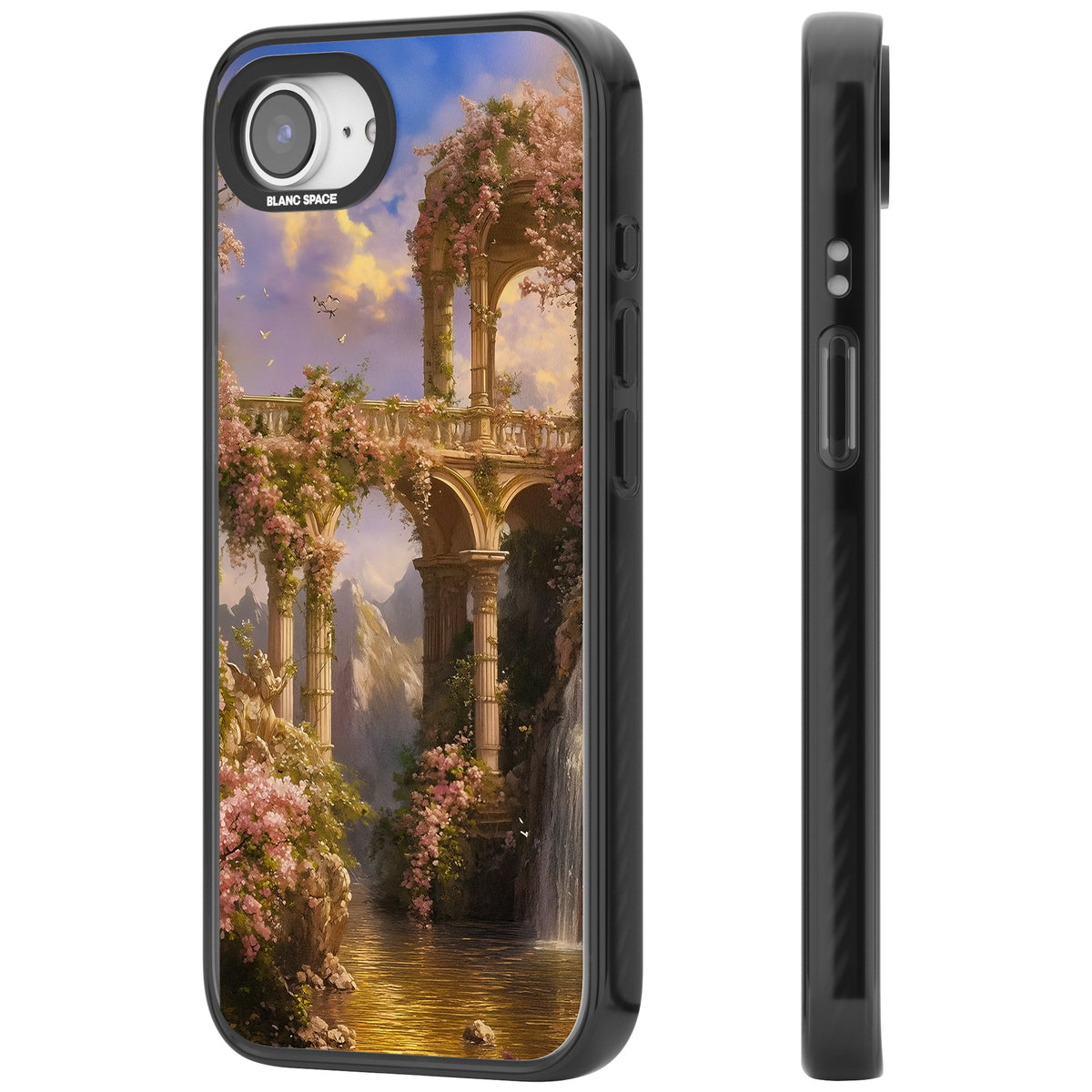 Castle River iPhone 16e / iPhone 17e Impact Black Phone Case side