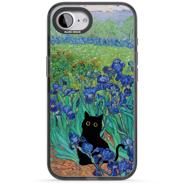 Cat in Van Gogh's Irises