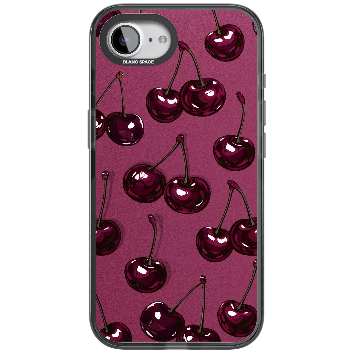 Cherry Soda iPhone 16e / iPhone 17e Impact Black Phone Case front