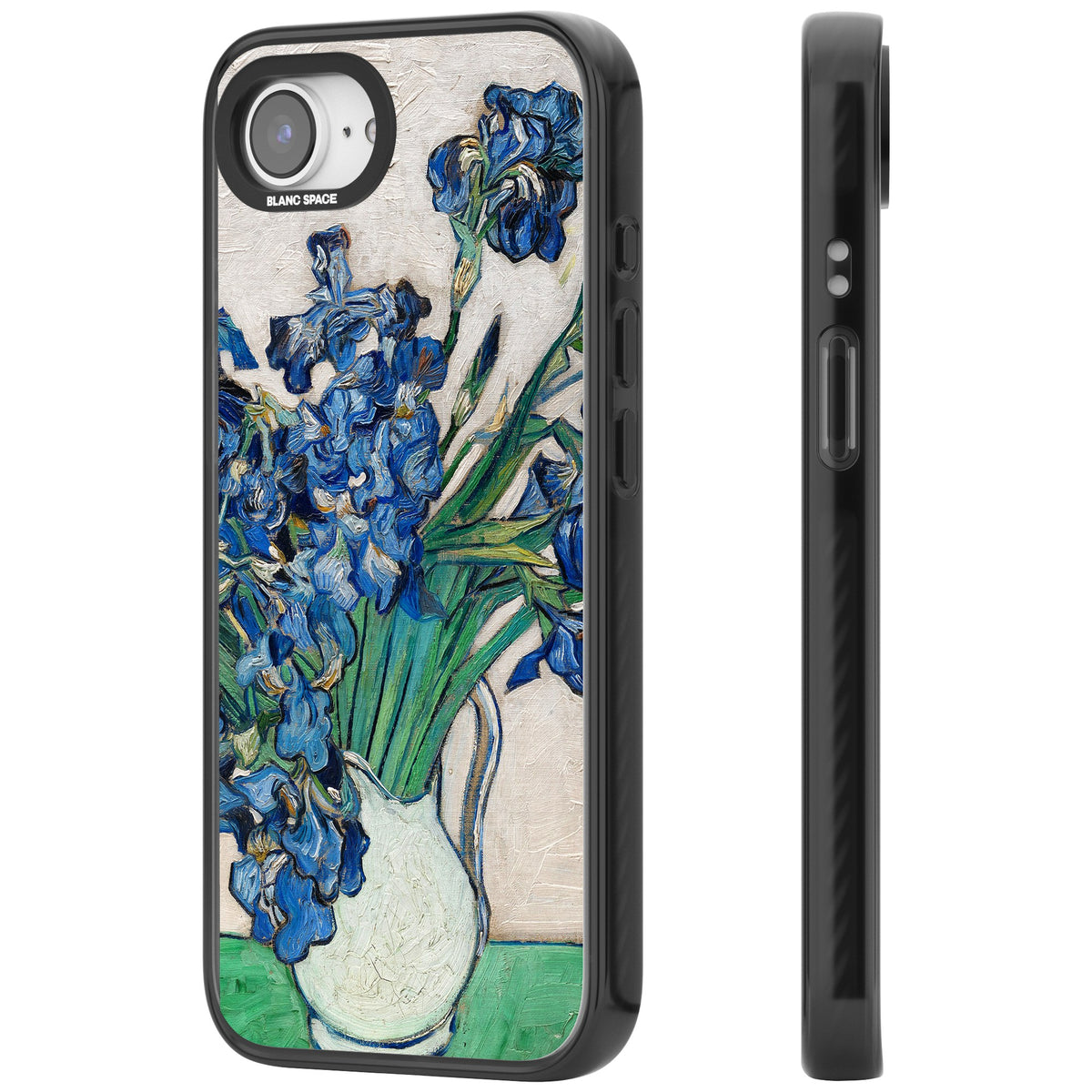 Irises By Vincent Van Gogh iPhone 16e / iPhone 17e Impact Black Phone Case side