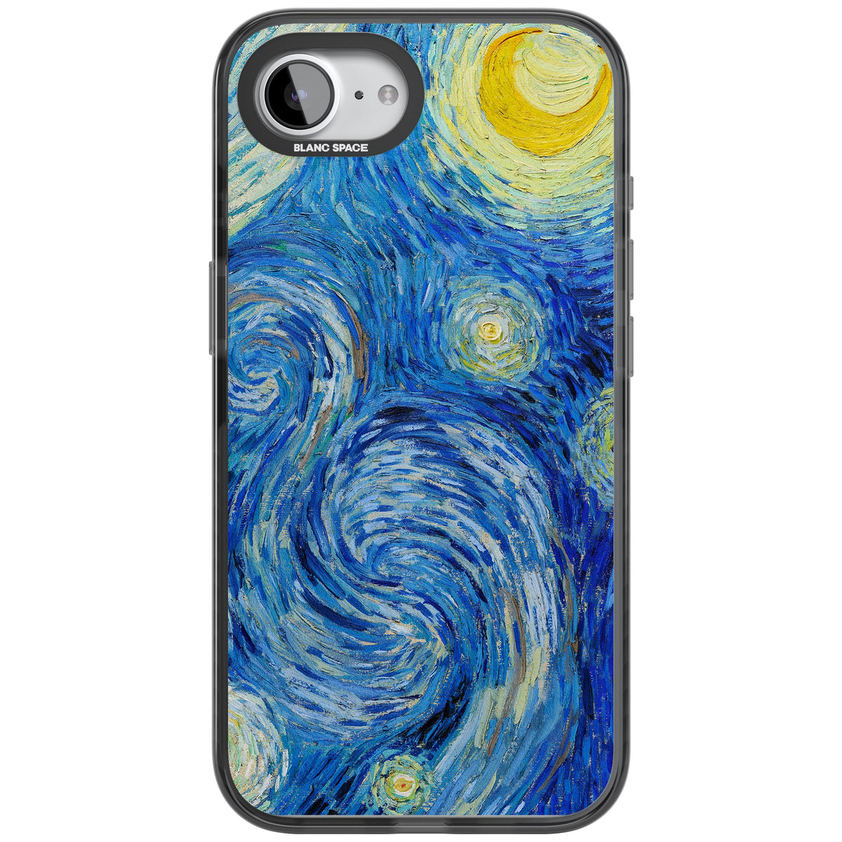 The Starry Night By Vincent Van Gogh iPhone 16e / iPhone 17e Impact Black Phone Case front