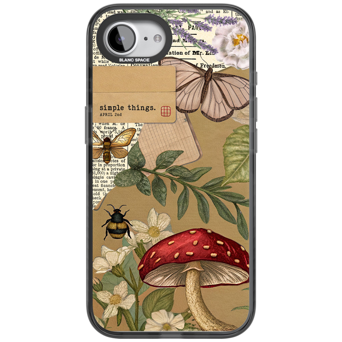 Simple Things iPhone 16e / iPhone 17e Impact Black Phone Case front