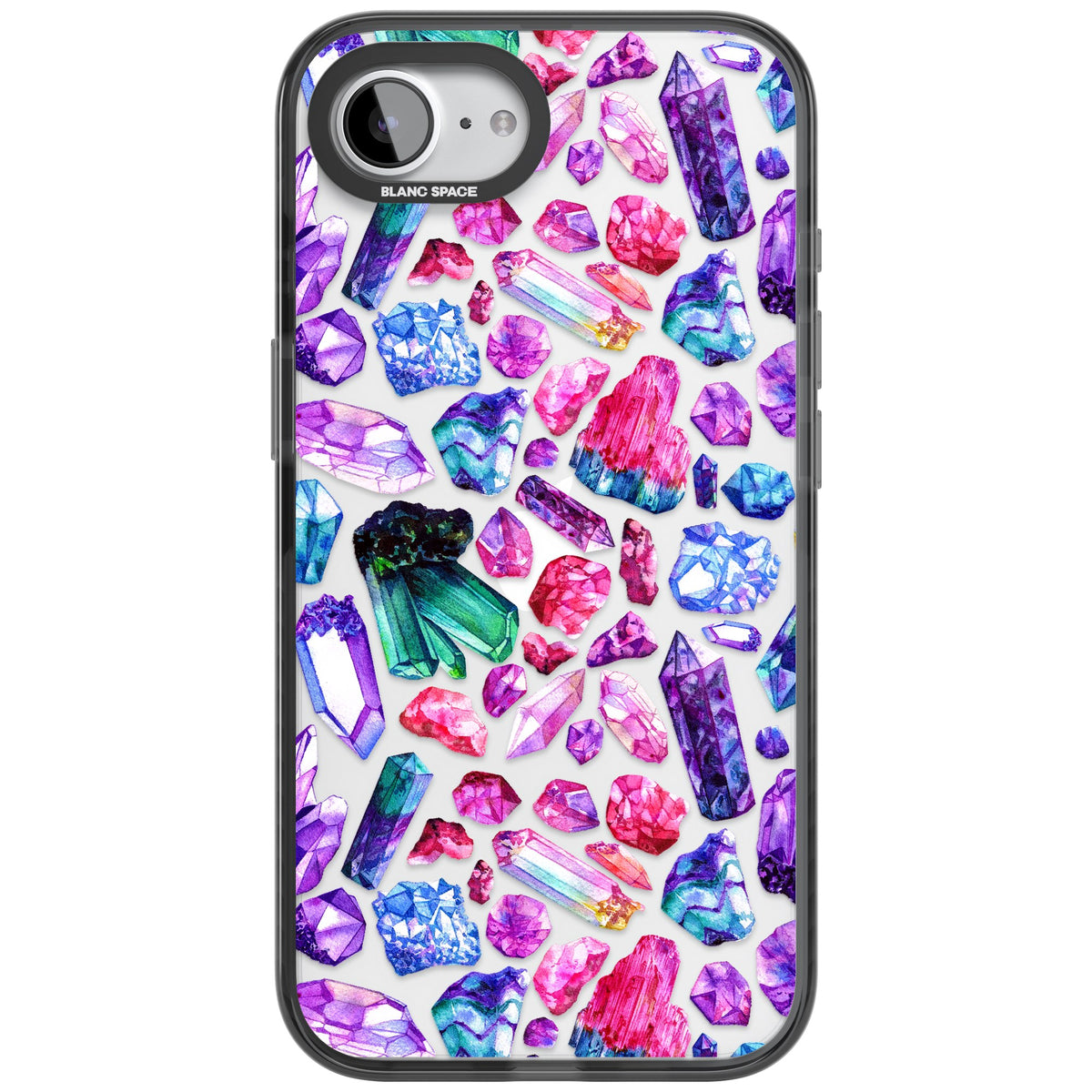 Rainbow Crystals iPhone 16e / iPhone 17e Impact Black Phone Case front
