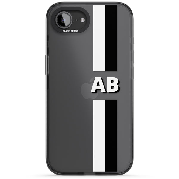 Personalised Bold Two Stripe Name