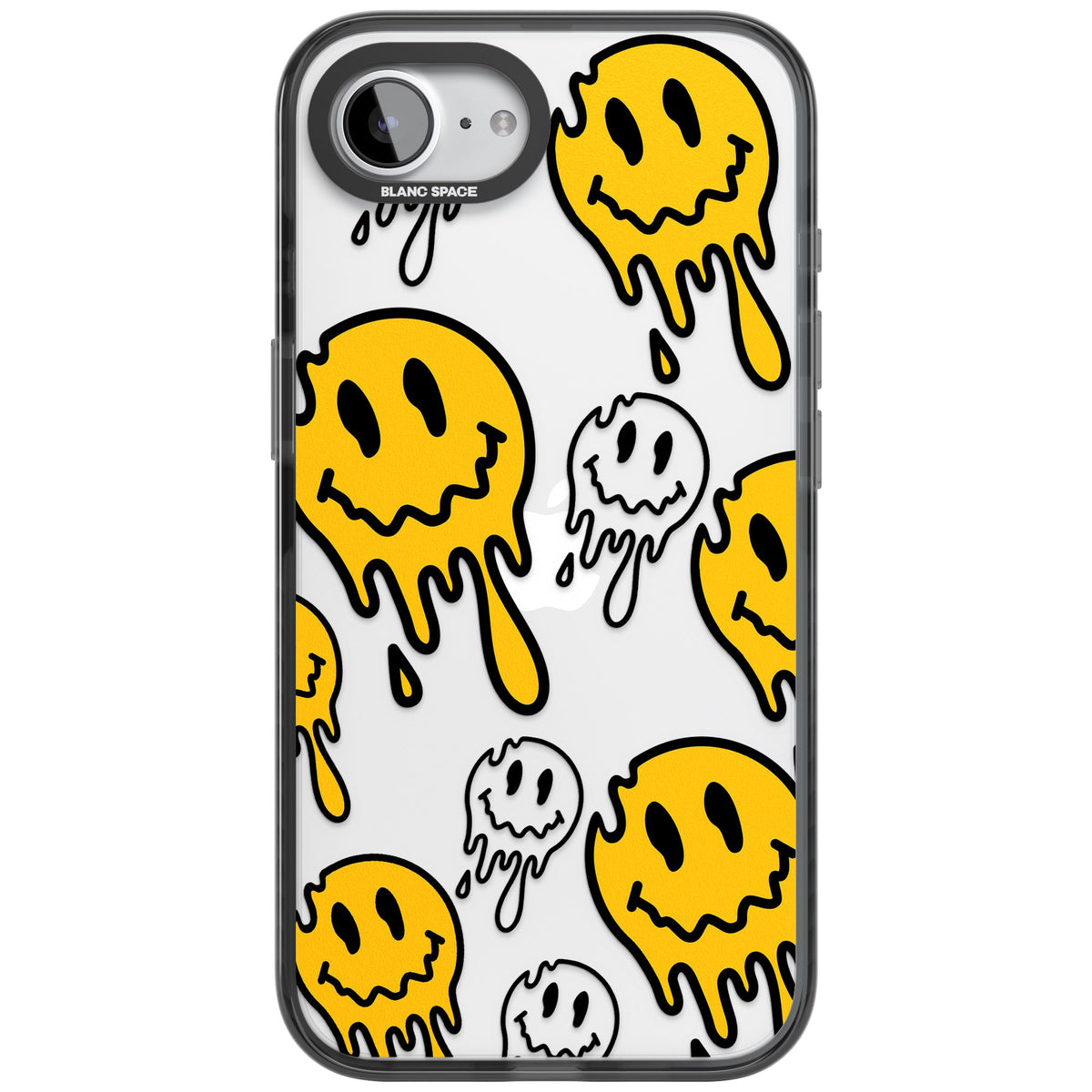 Face Melt iPhone 16e / iPhone 17e Impact Black Phone Case front
