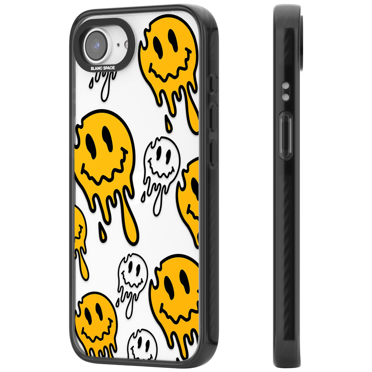 Face Melt iPhone 16e / iPhone 17e Impact Black Phone Case side