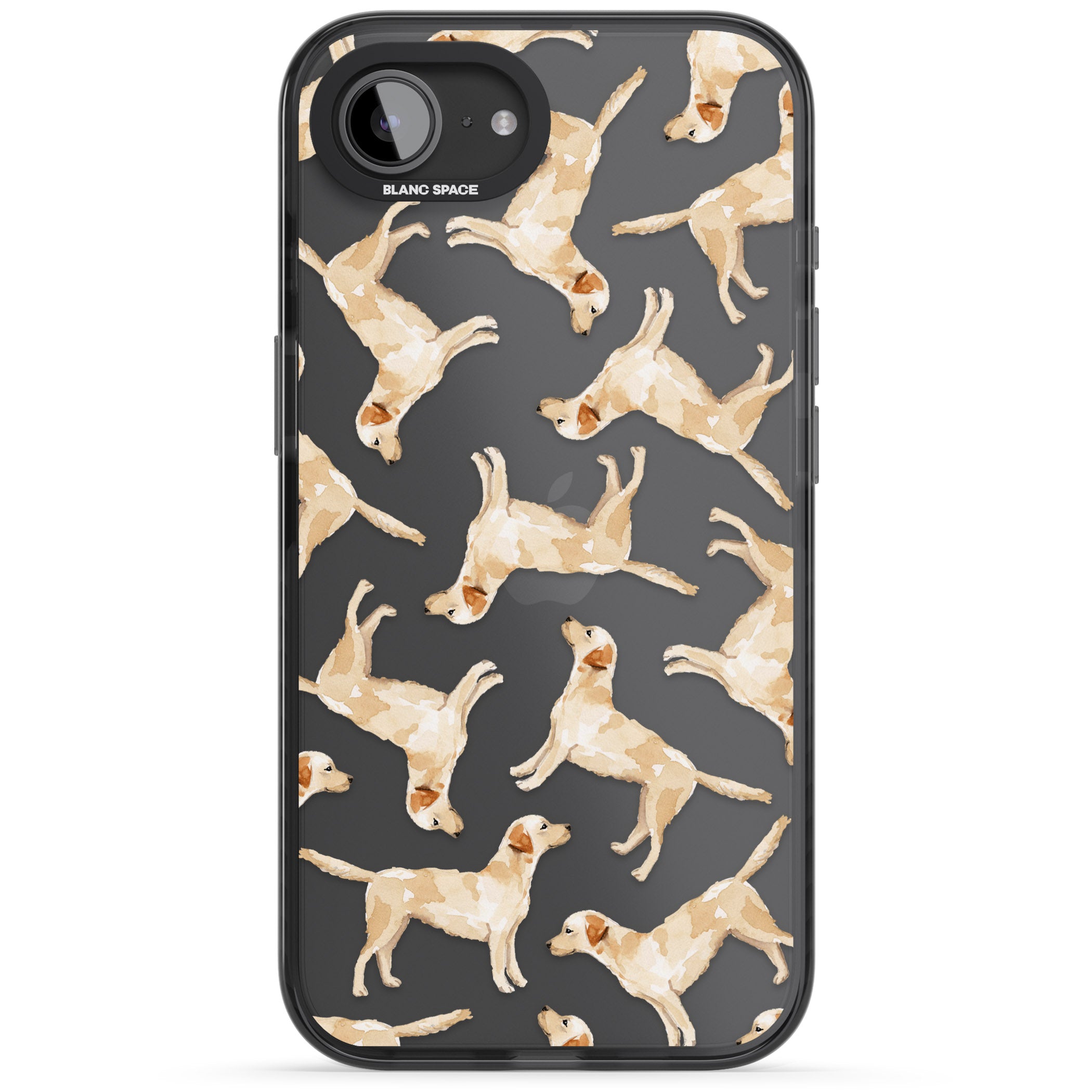 Yellow Labrador Watercolour Dog Pattern