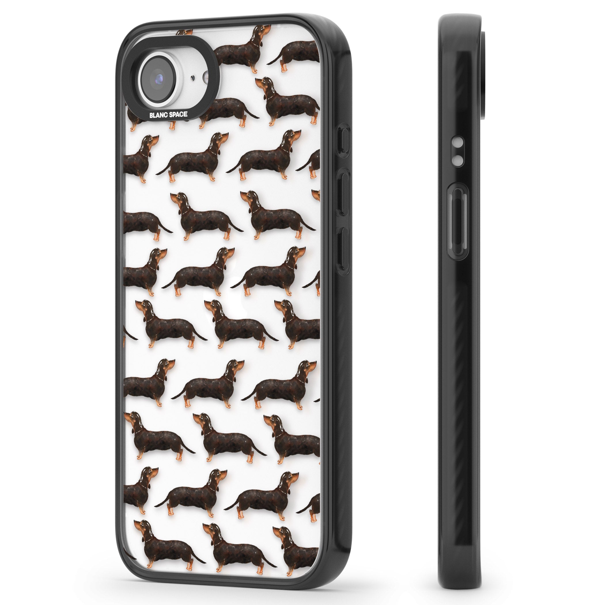 Dachshund Pattern Black Tan