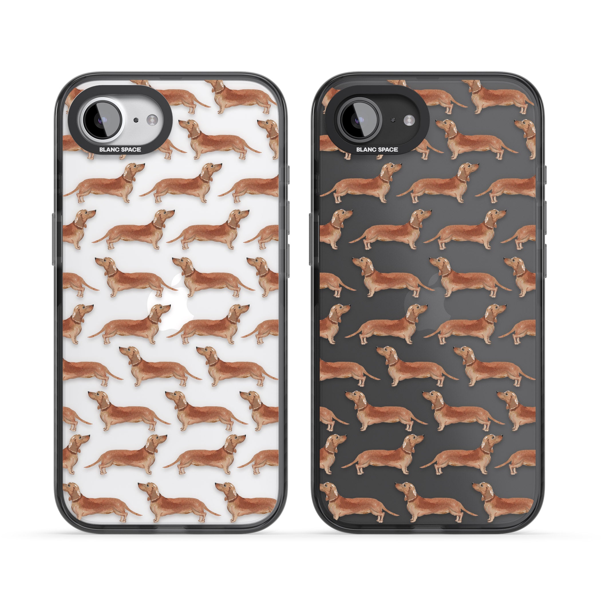 Dachshund Watercolor Dog Pattern