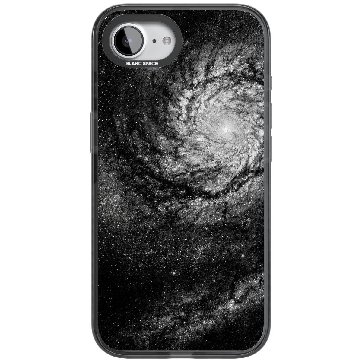 Cosmic Spiral iPhone 16e / iPhone 17e Impact Black Phone Case front