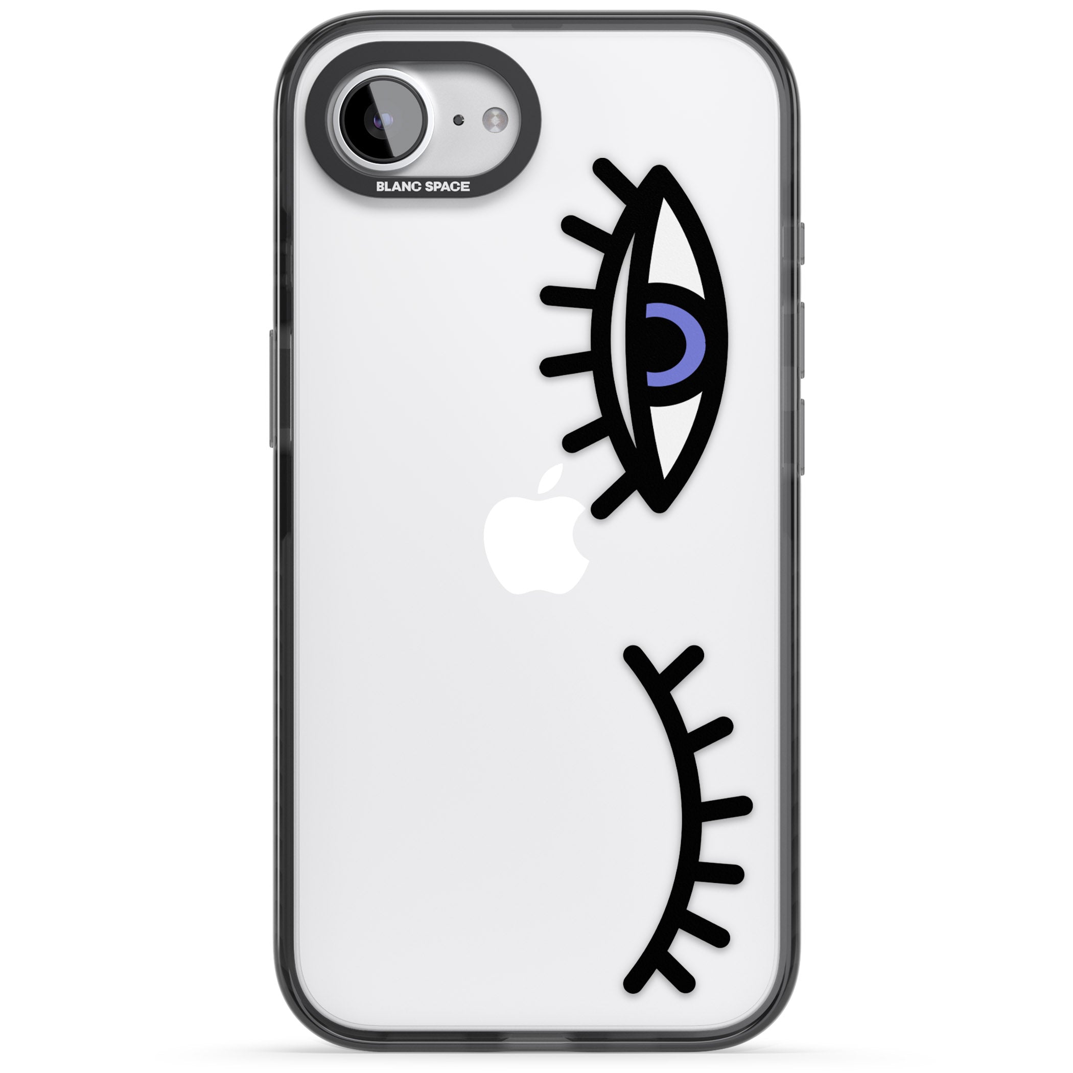 Winking Eyes Transparent Pattern