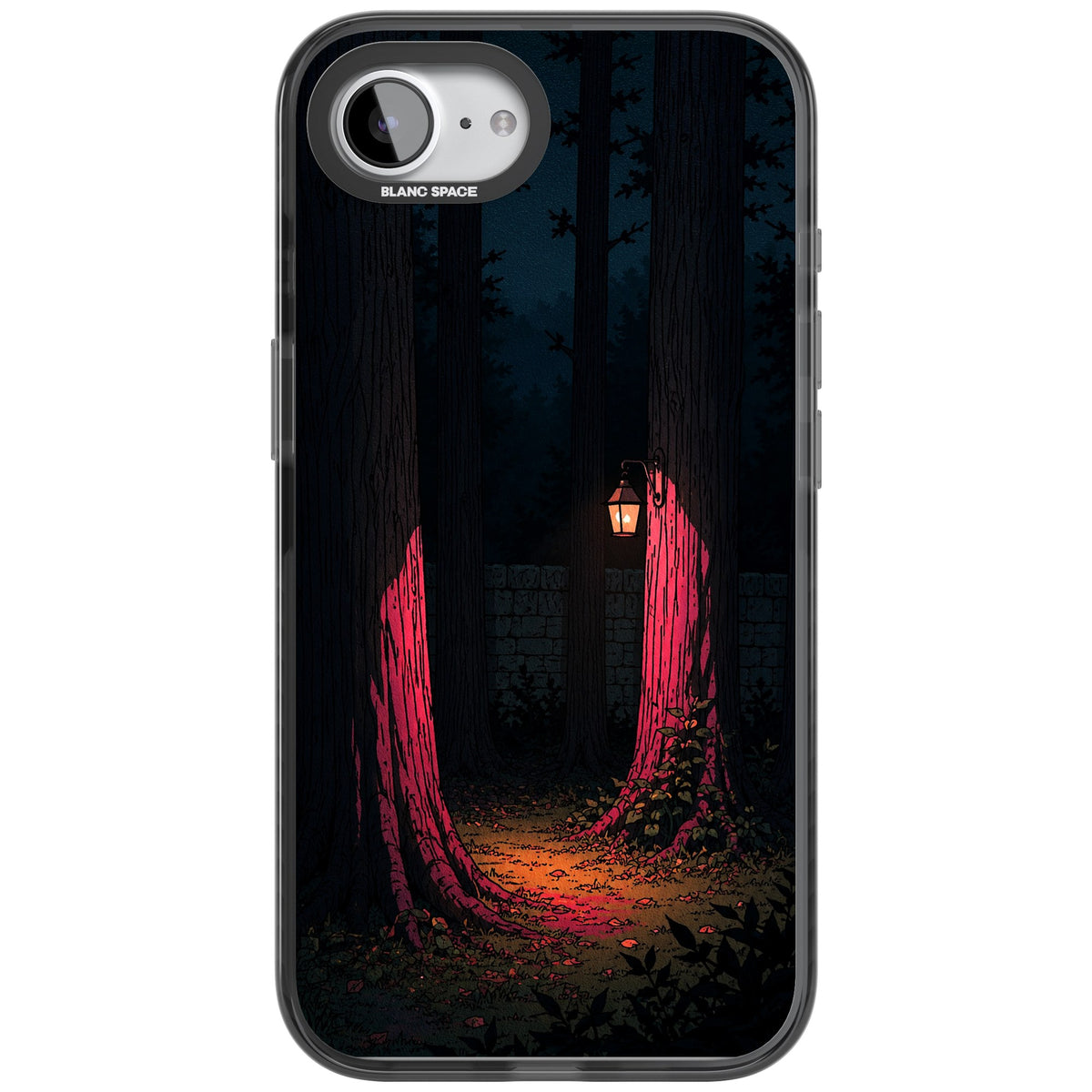 Forest Lantern iPhone 16e / iPhone 17e Impact Black Phone Case front