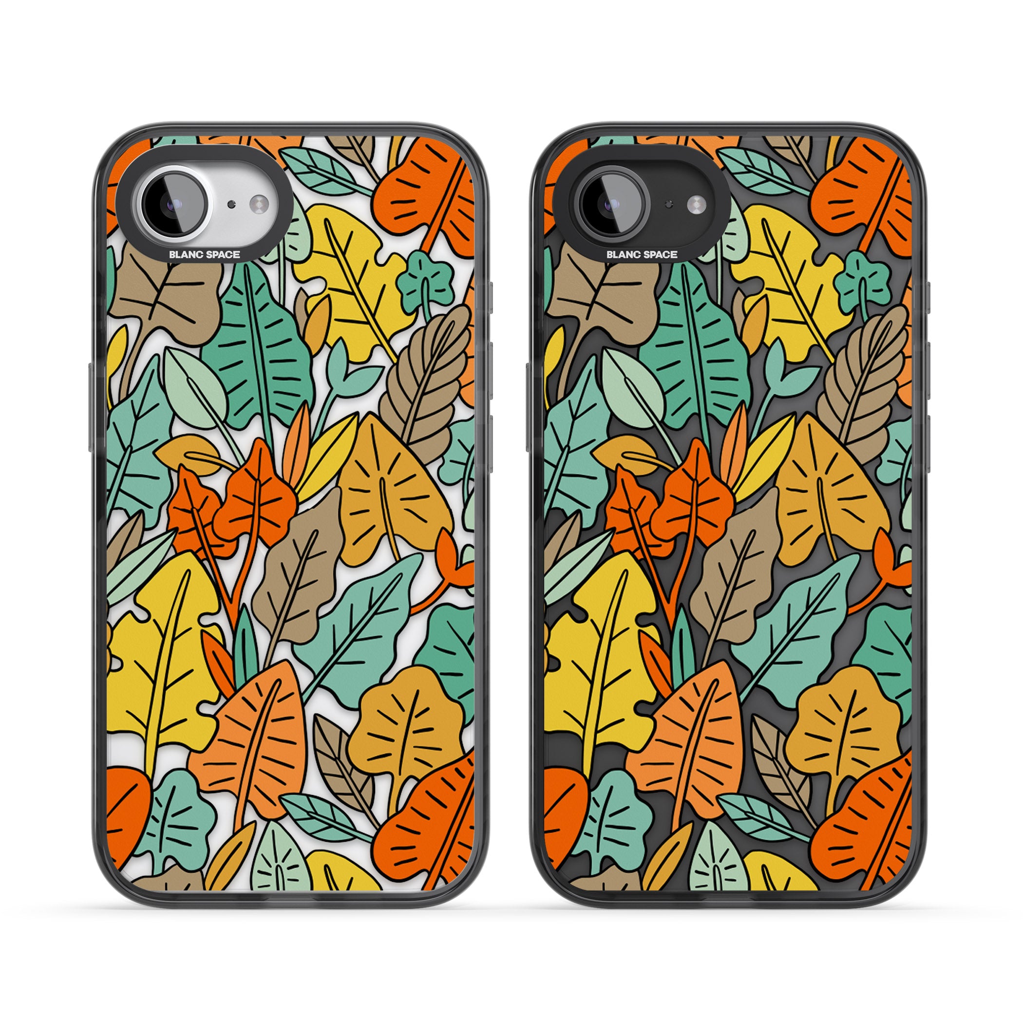Pastel Toned Autumn Leaves