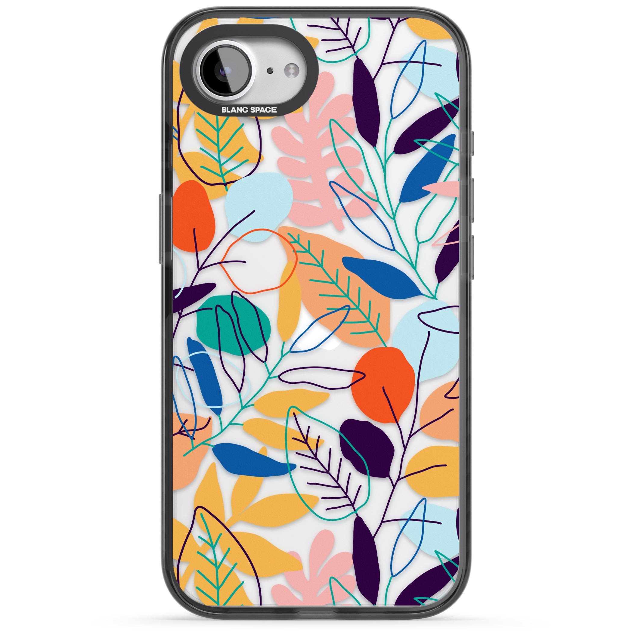 Abstract Line Drawn Leaves